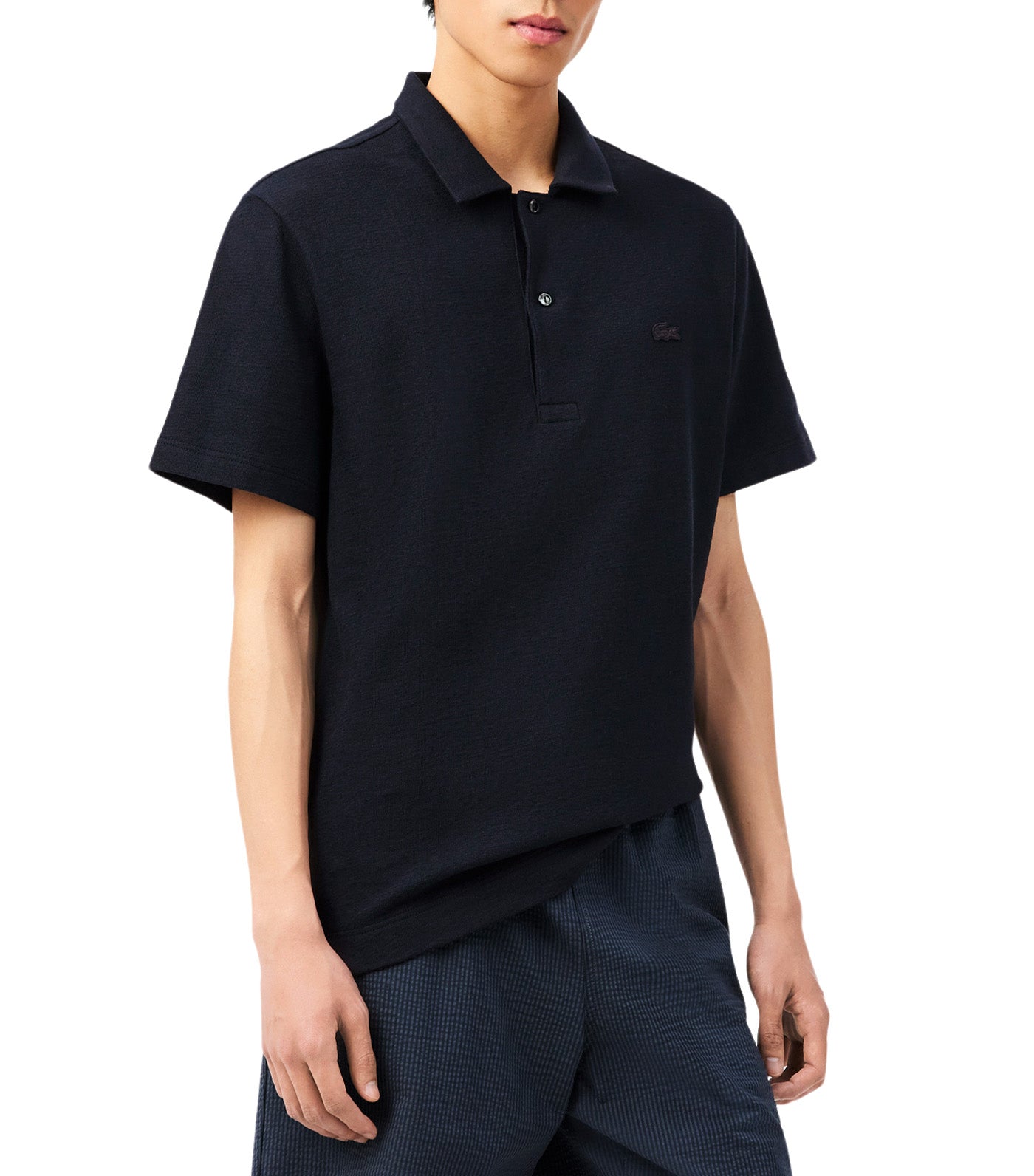Classic Fit Textured Polo Shirt
