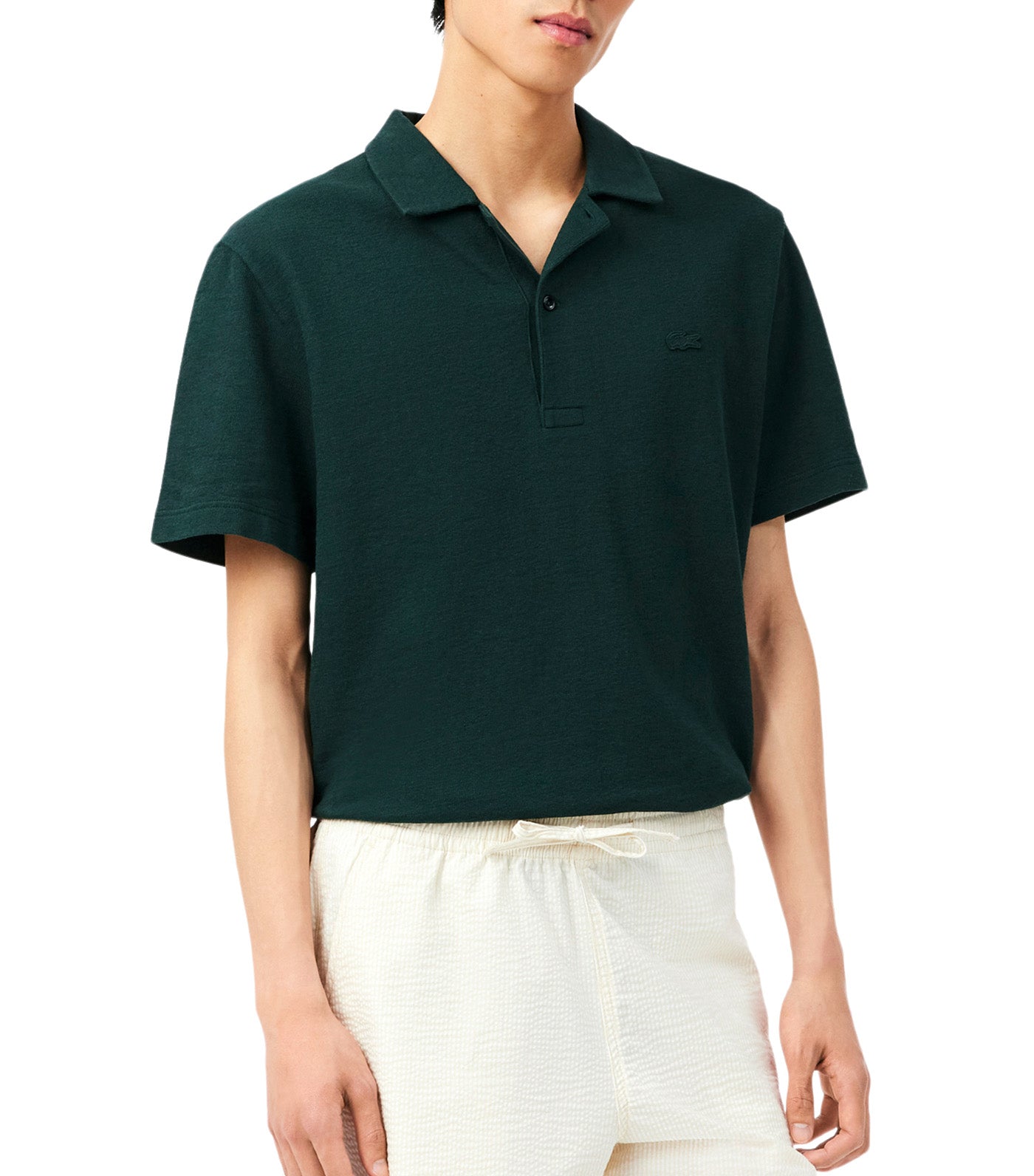 Classic Fit Textured Polo Shirt