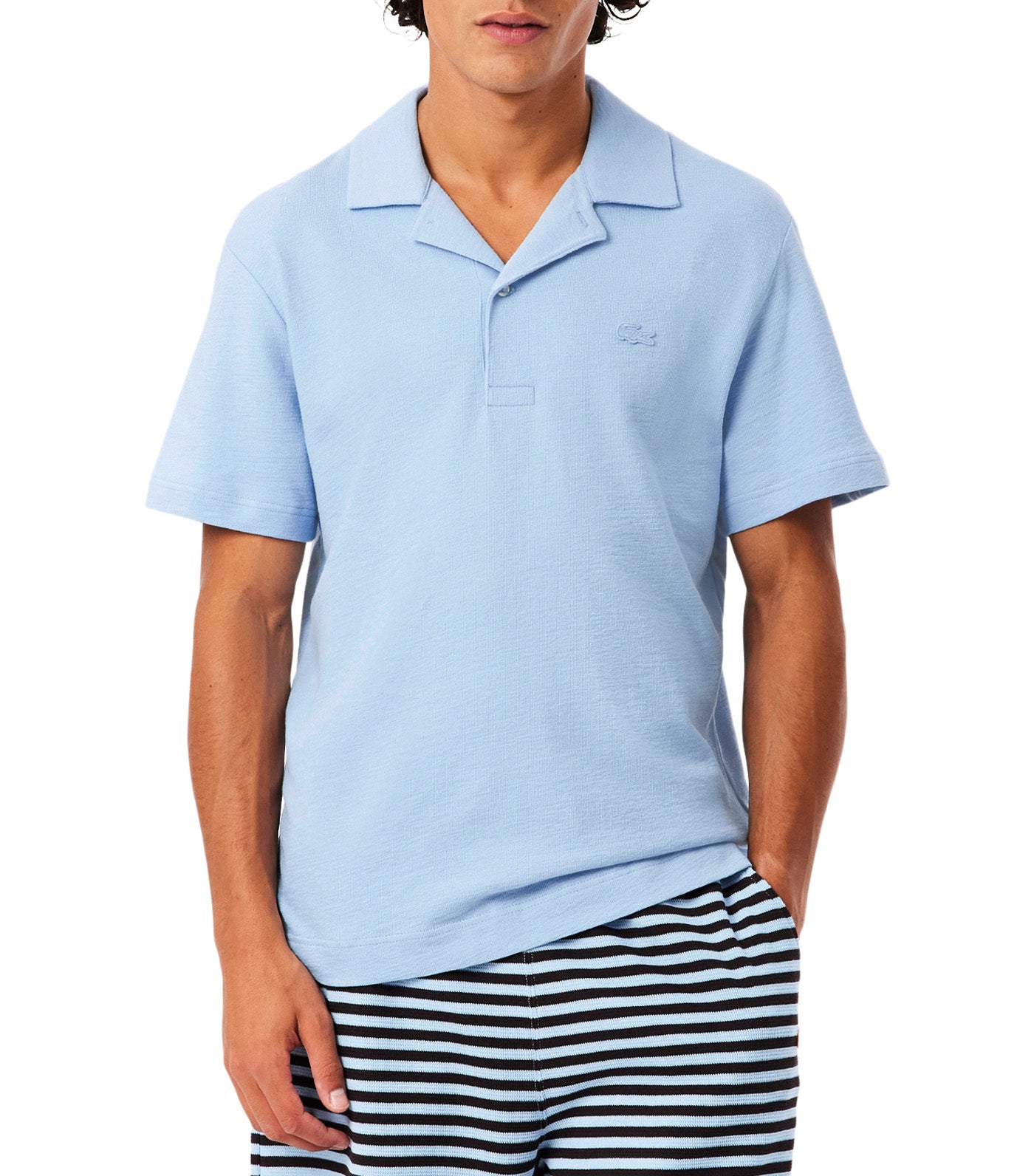 Classic Fit Textured Polo Shirt