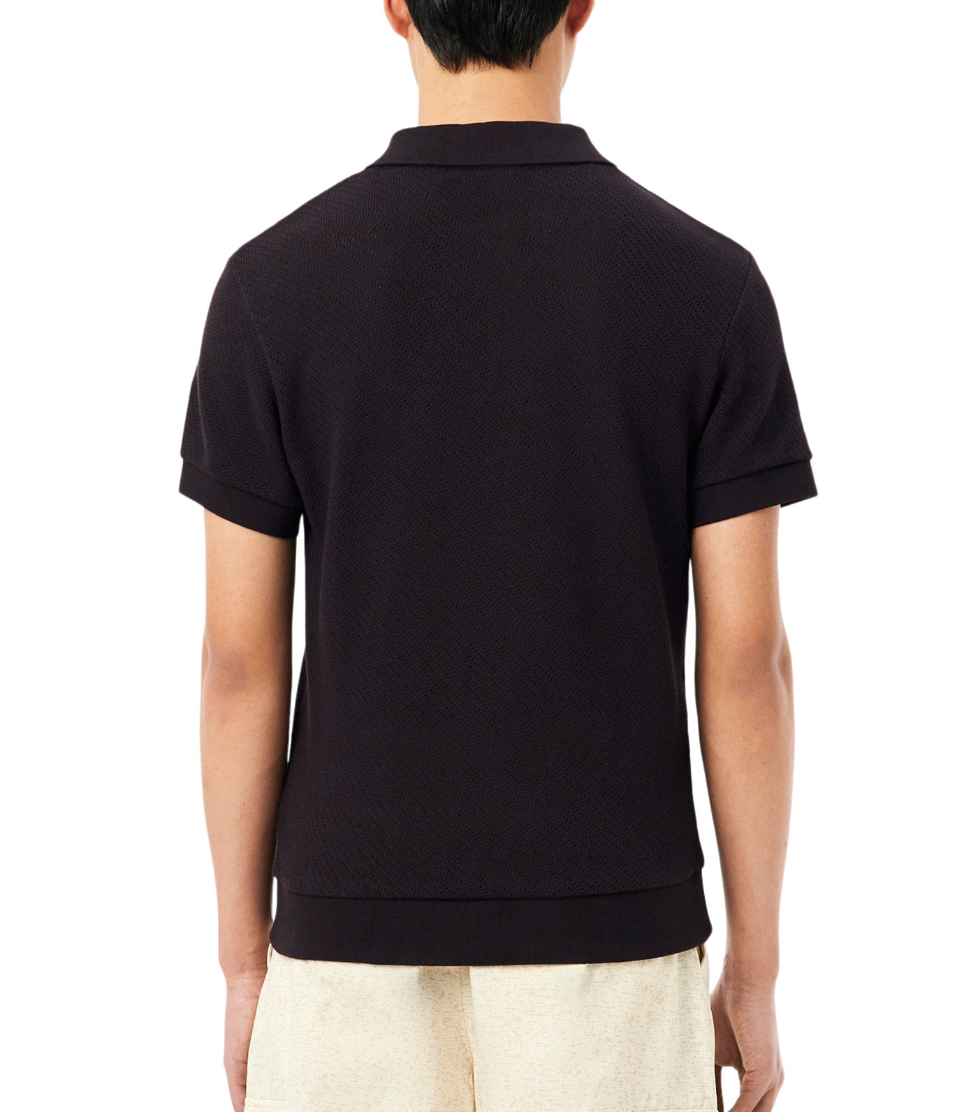 Regular Fit Lacy Cotton Polo Shirt Buffalo