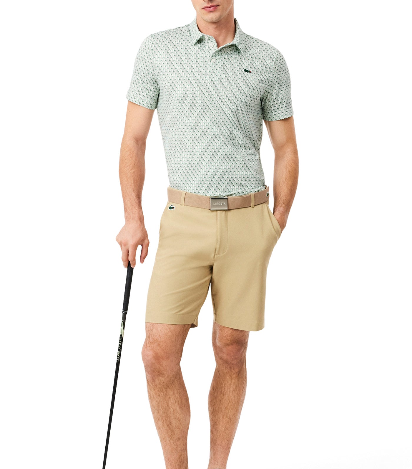 Regular Fit Printed Golf Polo Shirt