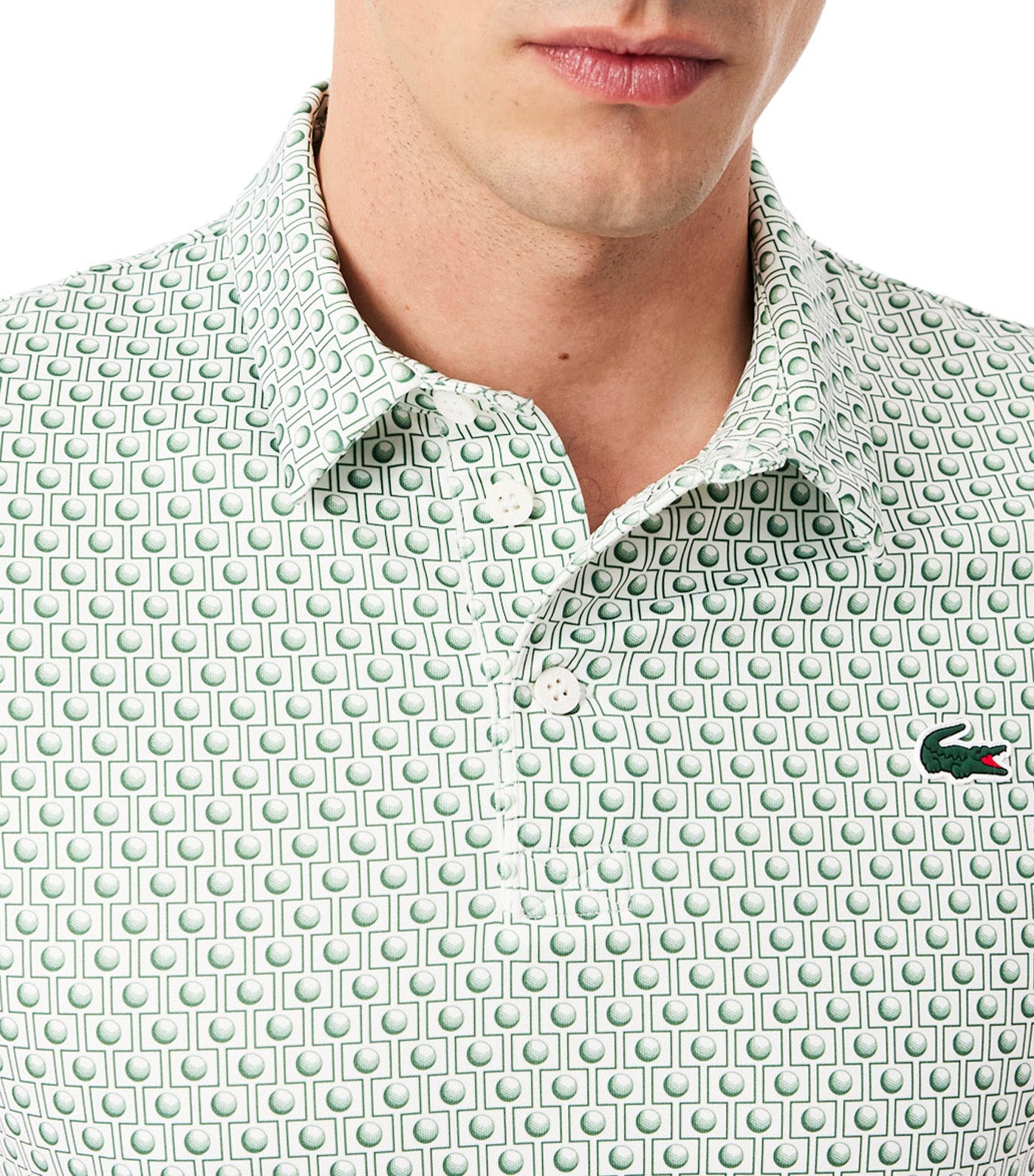 Regular Fit Printed Golf Polo Shirt