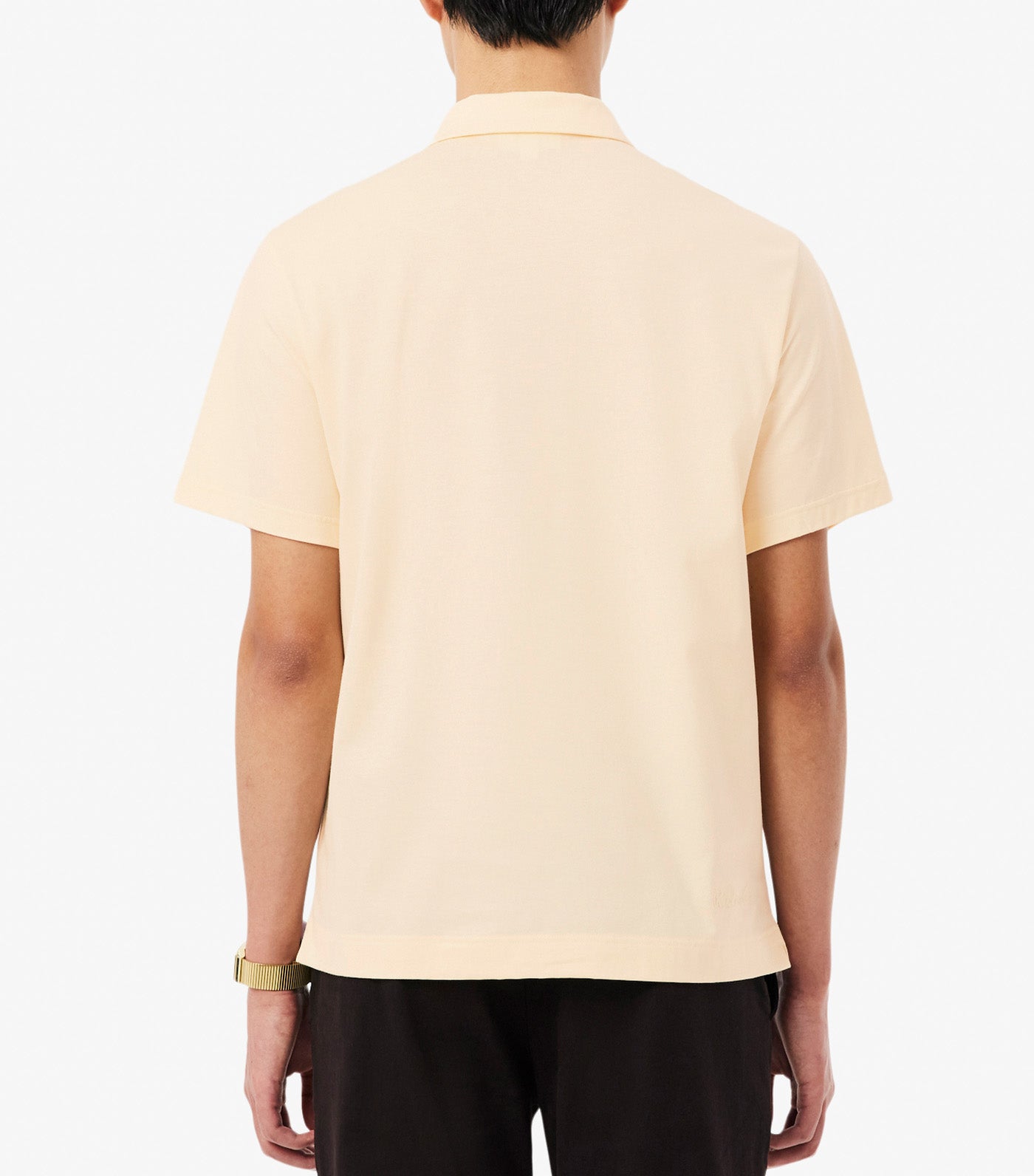 Paris Classic Fit Open Neck Embroidered Polo Shirt