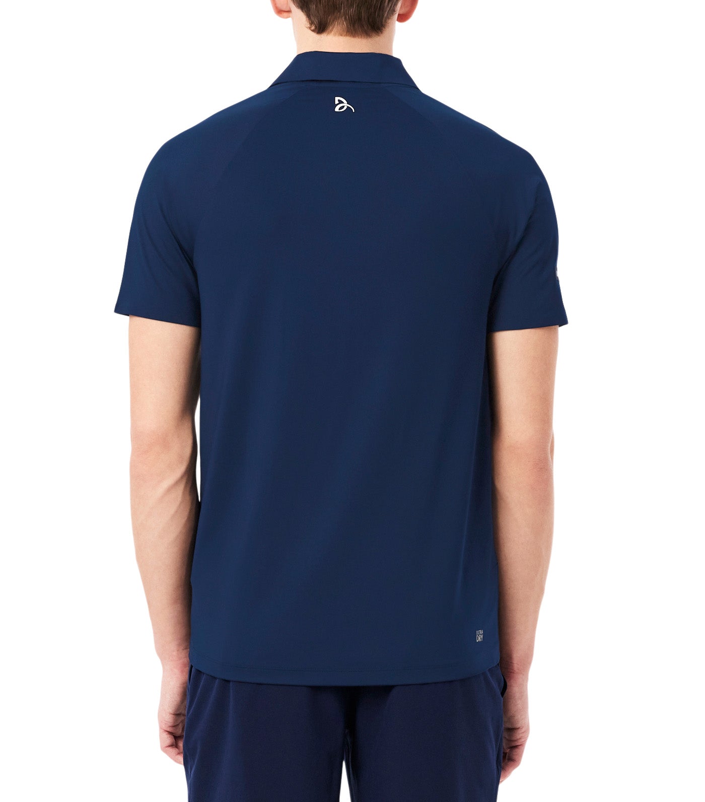 Lacoste Tennis x Novak Djokovic On Court Polo Shirt Navy Blue