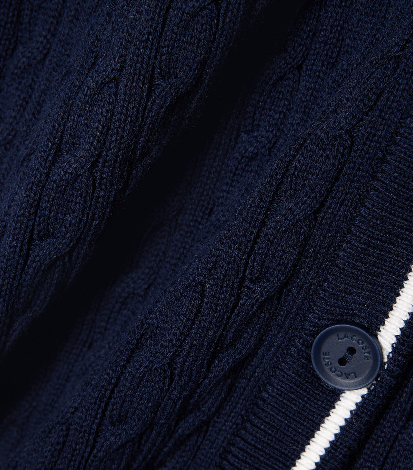 Short Sleeved Cable Knit Cardigan
