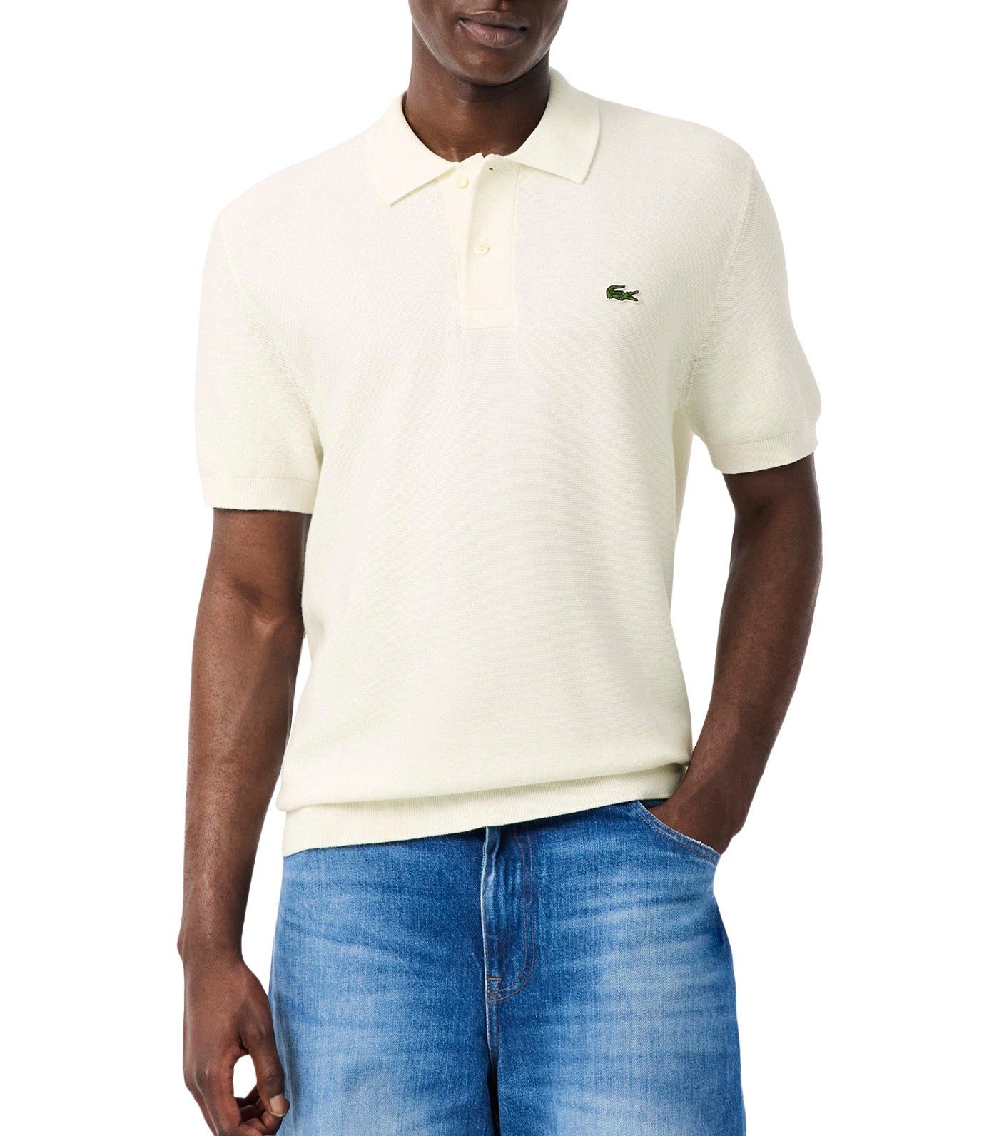 Classic Fit Knitted Polo Shirt