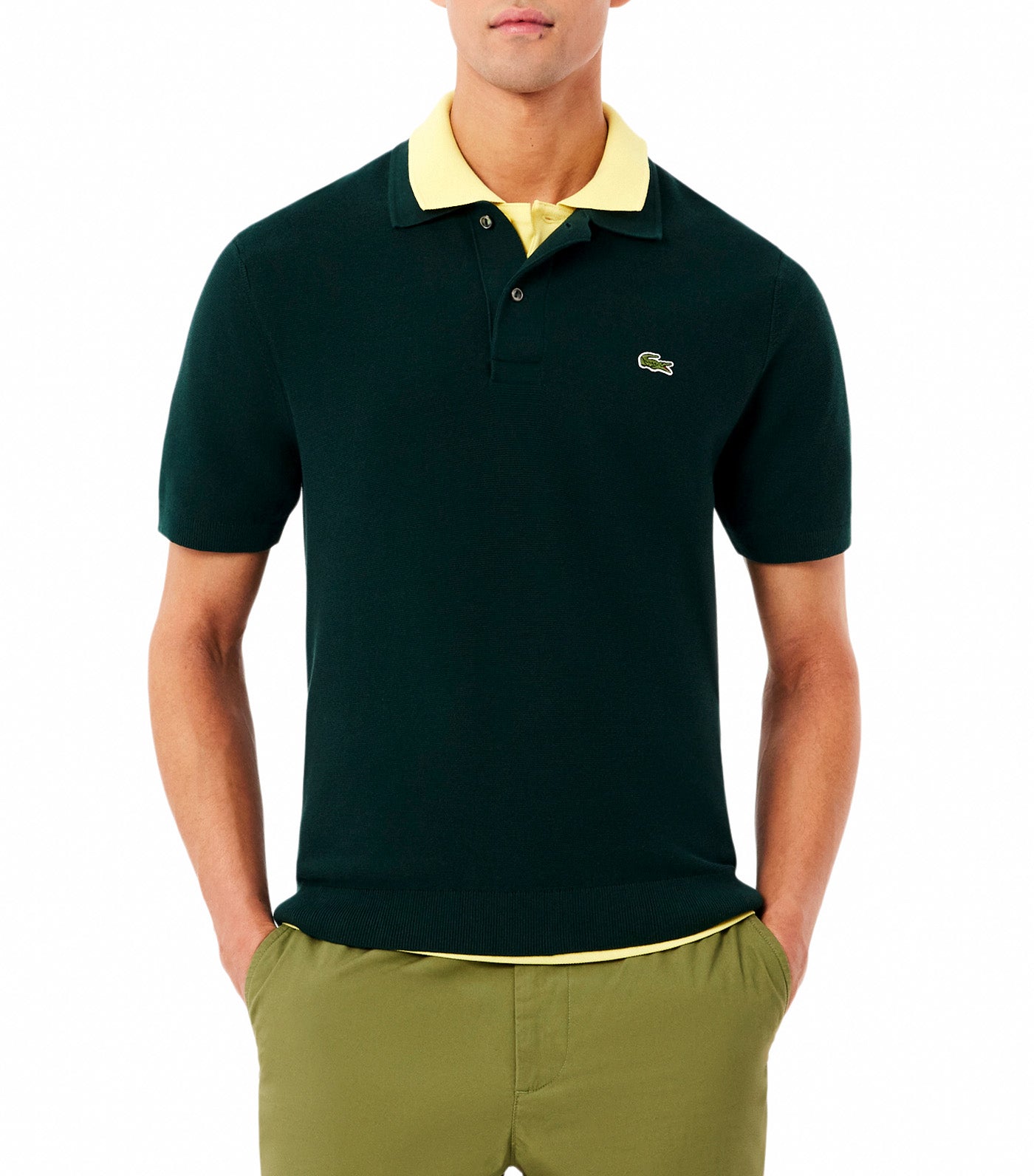 Classic Fit Knitted Polo Shirt