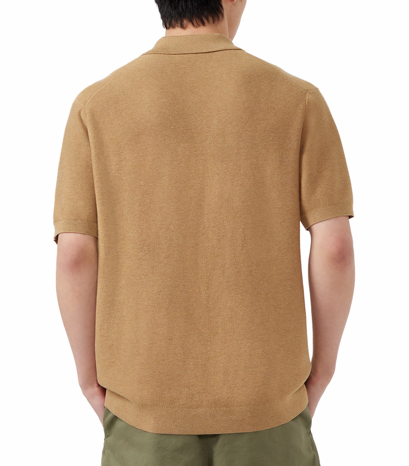 Classic Fit Knitted Polo Shirt
