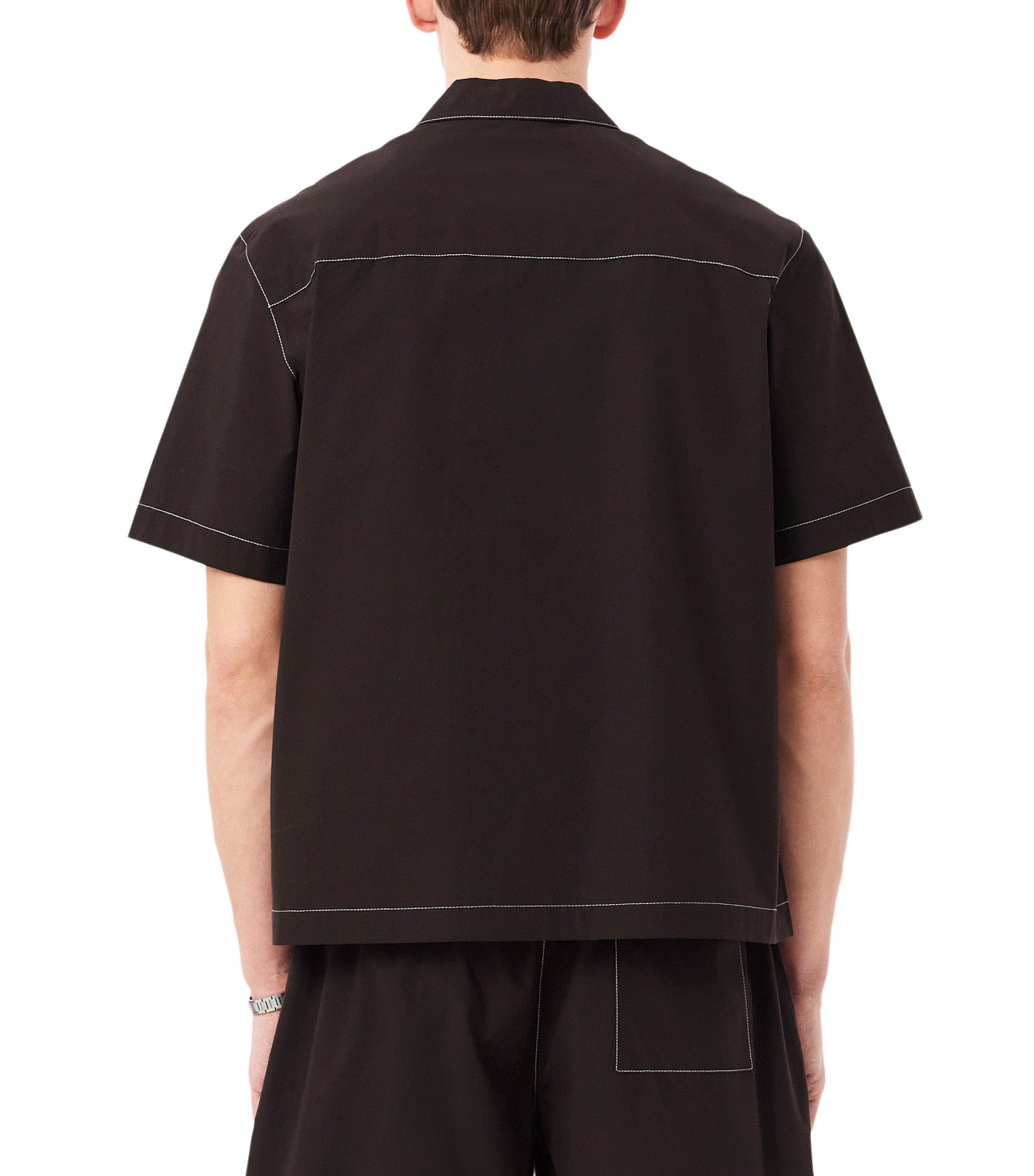 Relaxed Fit Short Sleeved Poplin Shirt Buffalo