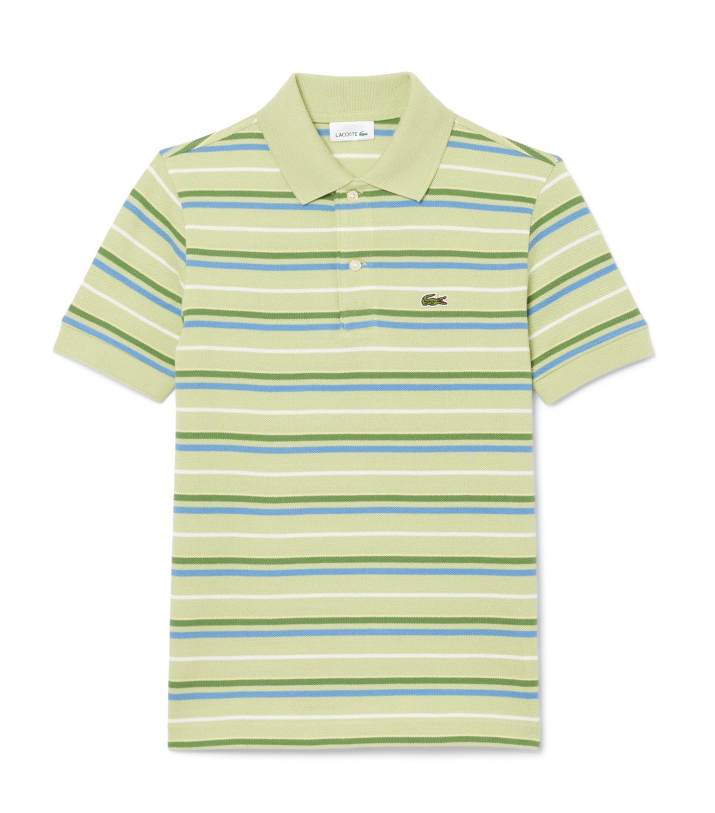 Contrast Stripe Petit Piqué Polo Shirt