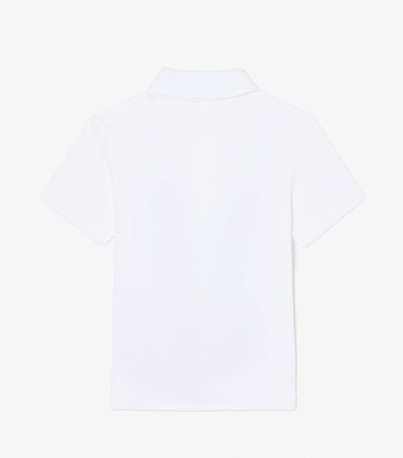 Printed Cotton Polo Shirt White