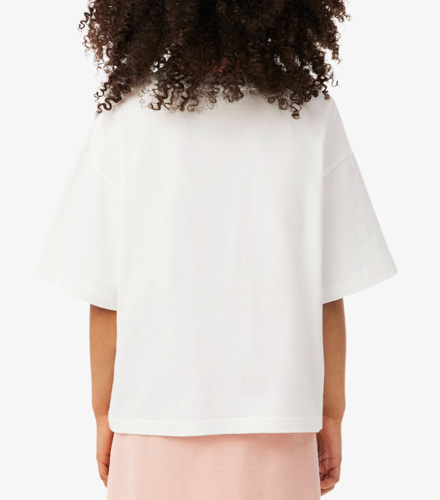 Crocodile Print Cotton T-Shirt Flour
