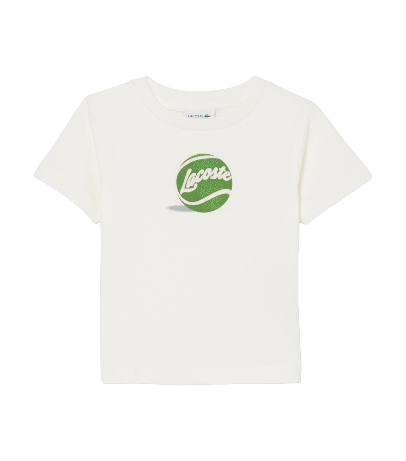 Tennis Print Cotton T-Shirt White