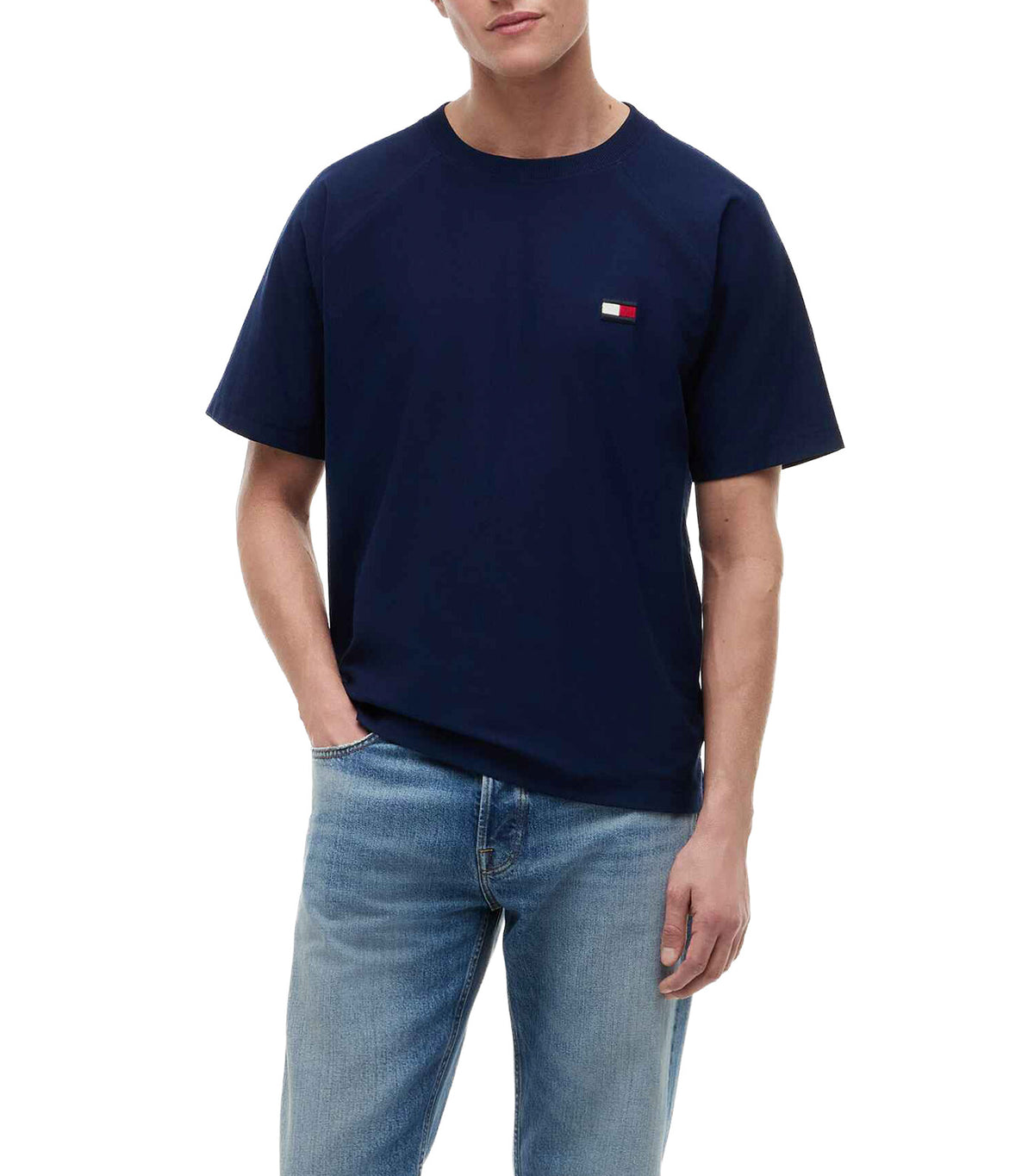 Men's Flag Elevated Tee Carbon Navy