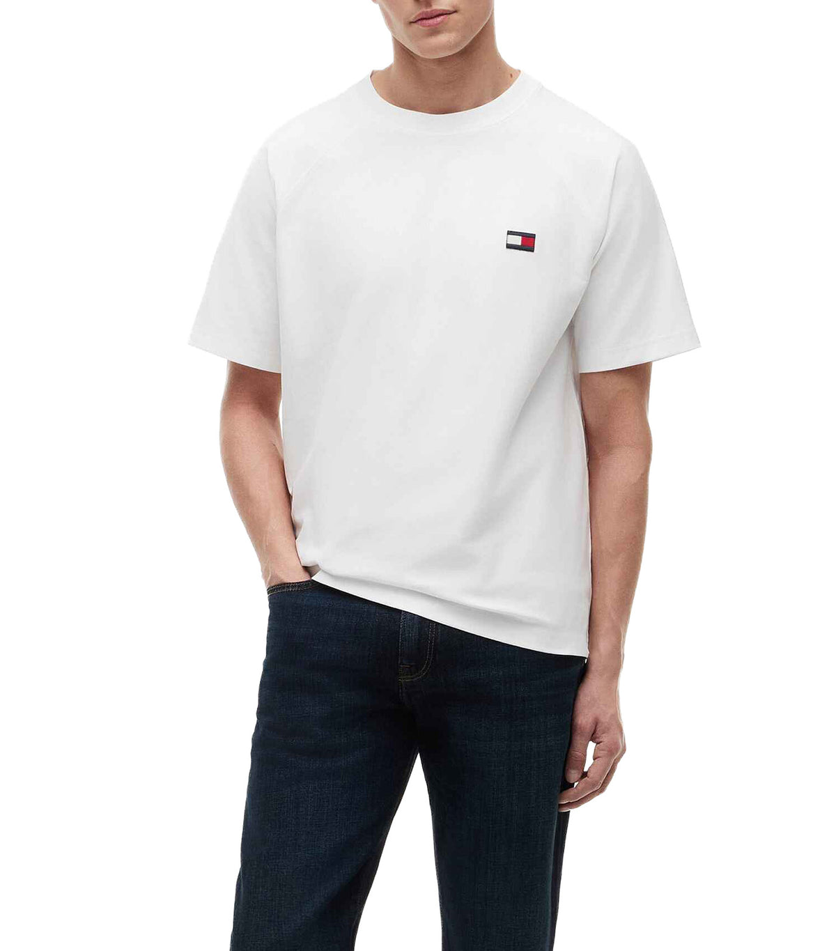 Men's Flag Elevated Tee White