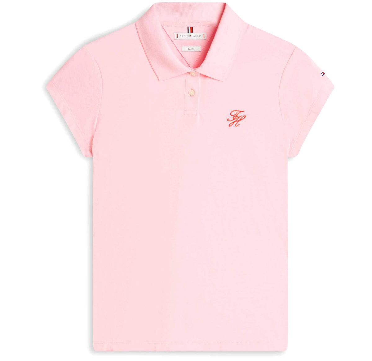 Women's Script Slim Polo Classic Pink