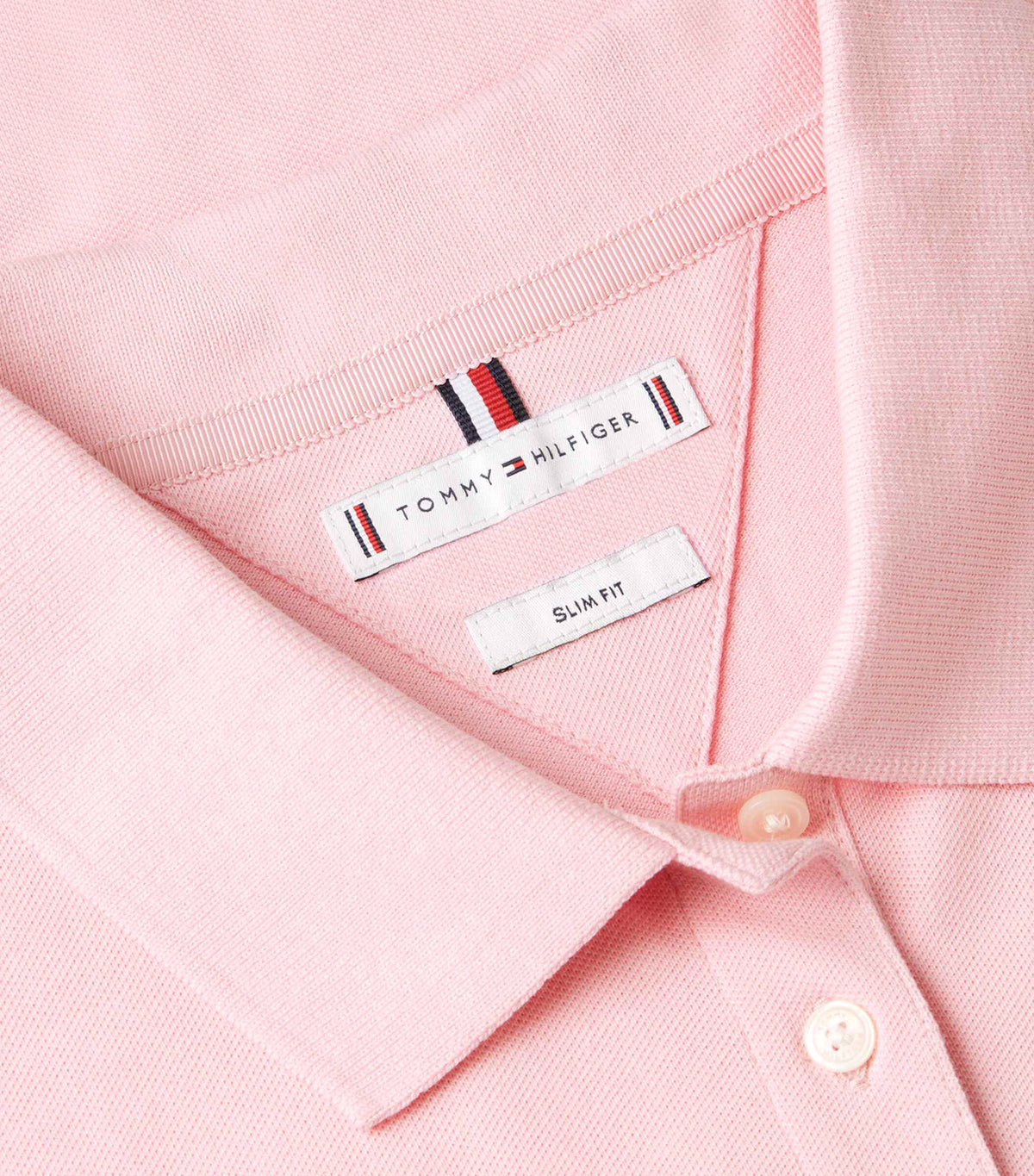 Women's Script Slim Polo Classic Pink