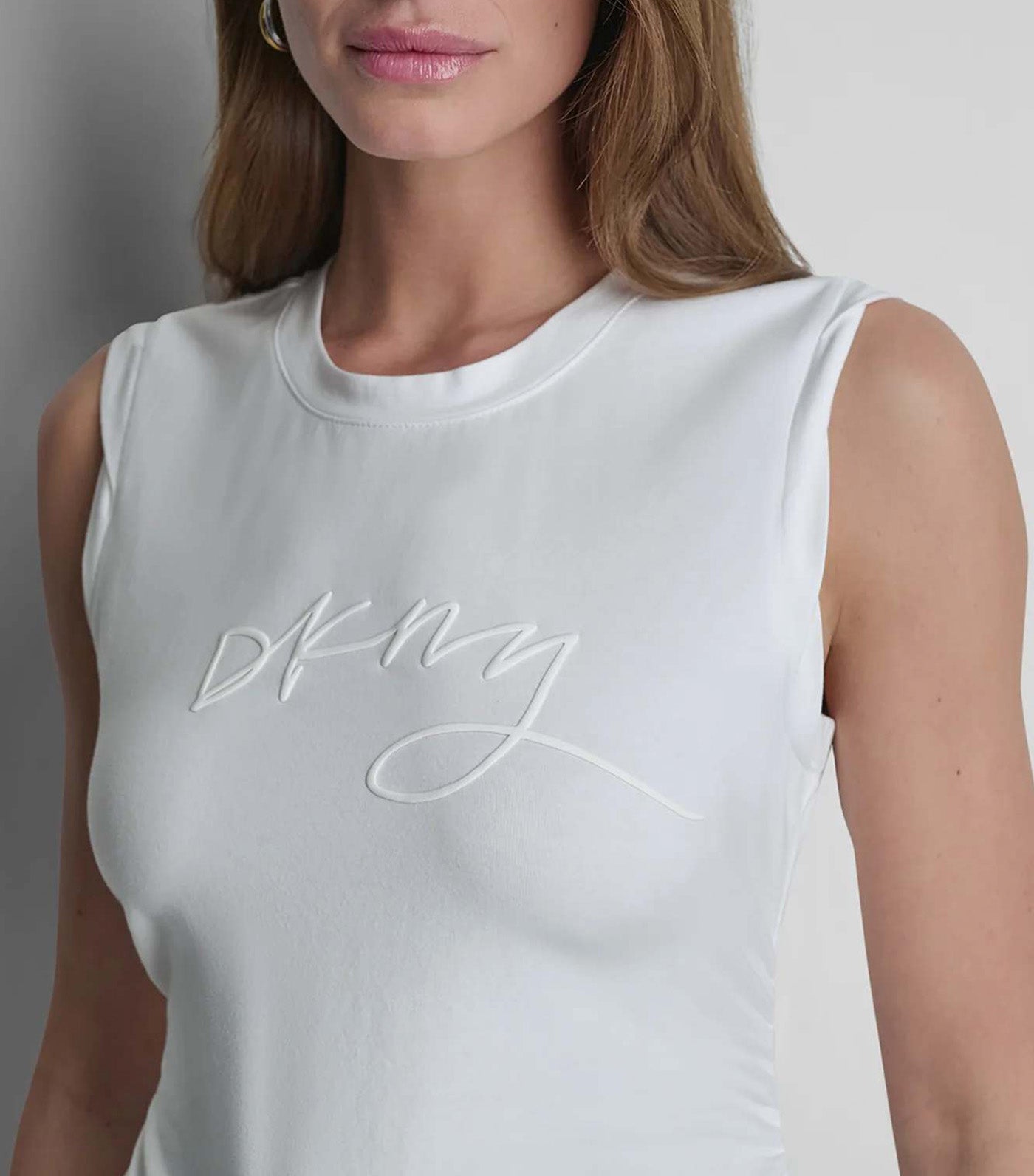 Short Sleeve Script Logo Ruch Top White