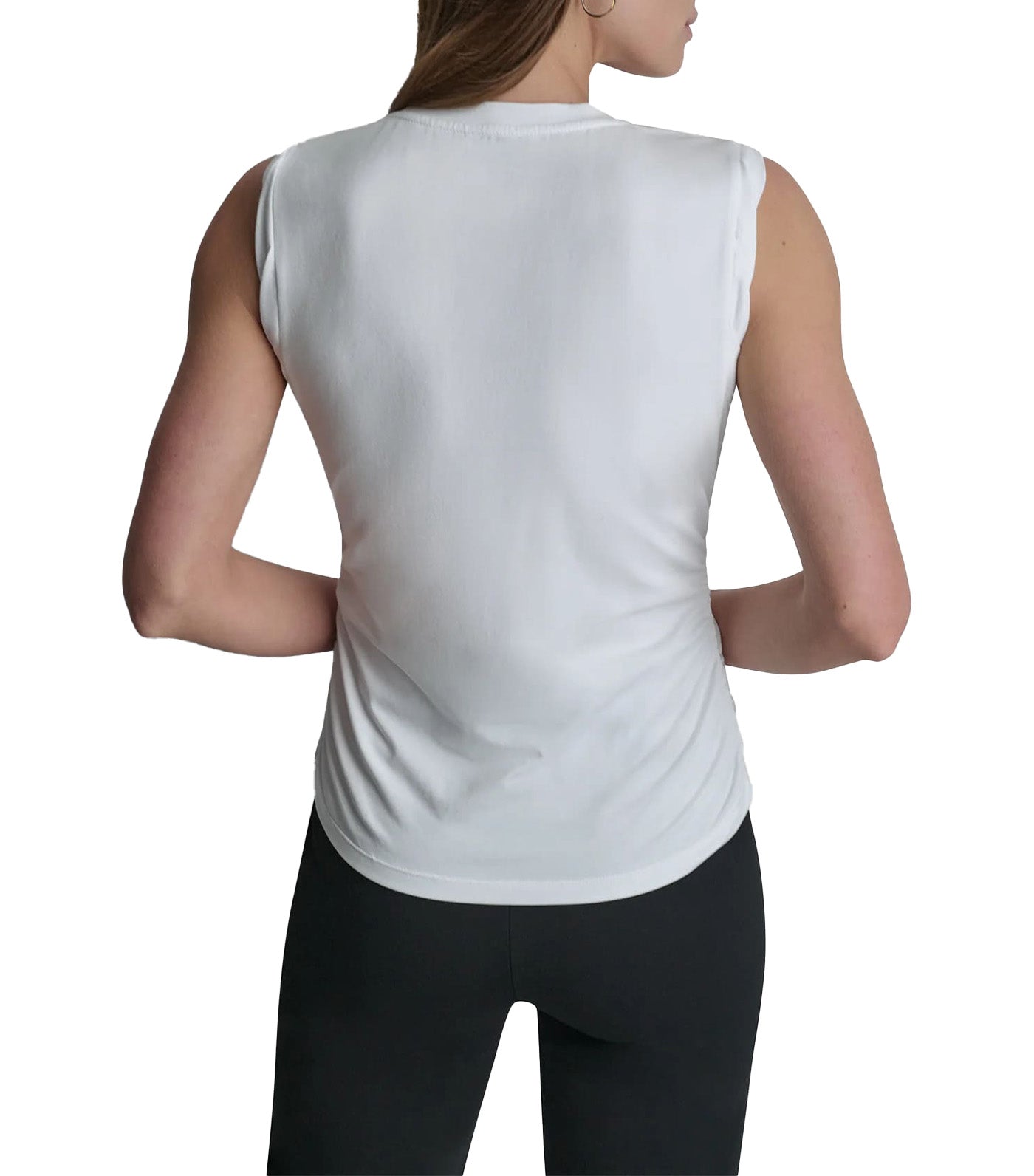 Short Sleeve Script Logo Ruch Top White