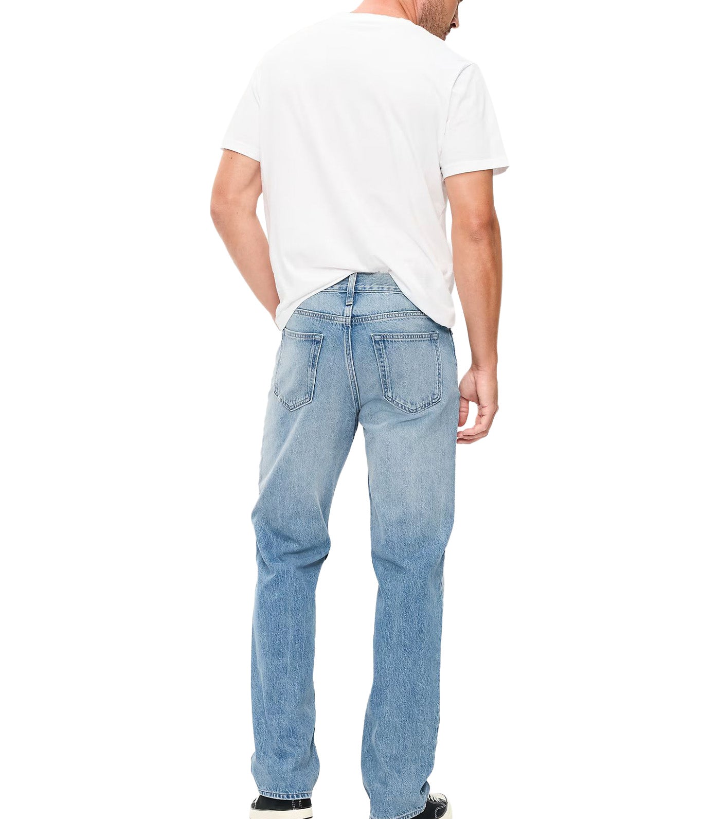 Structured Loose Non-Stretch Jeans