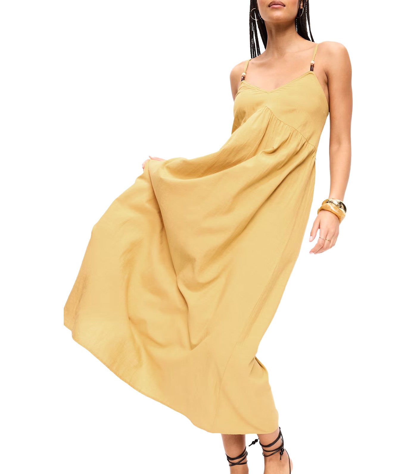 Sleeveless Boho Maxi Dress