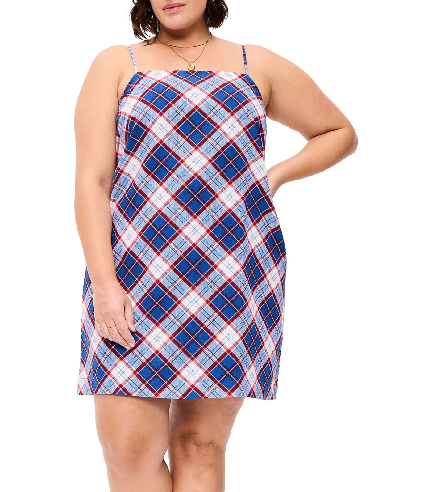 Strappy Mini Shift Dress