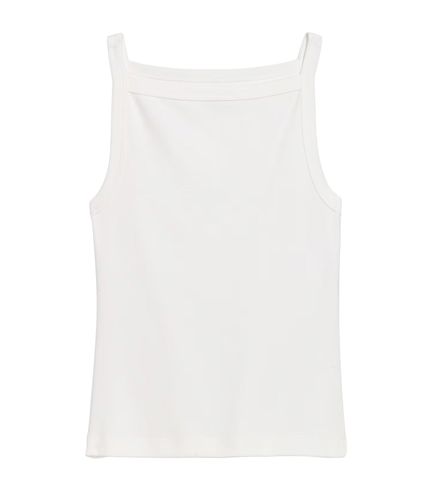 Snug Apron-Neck Tank Top