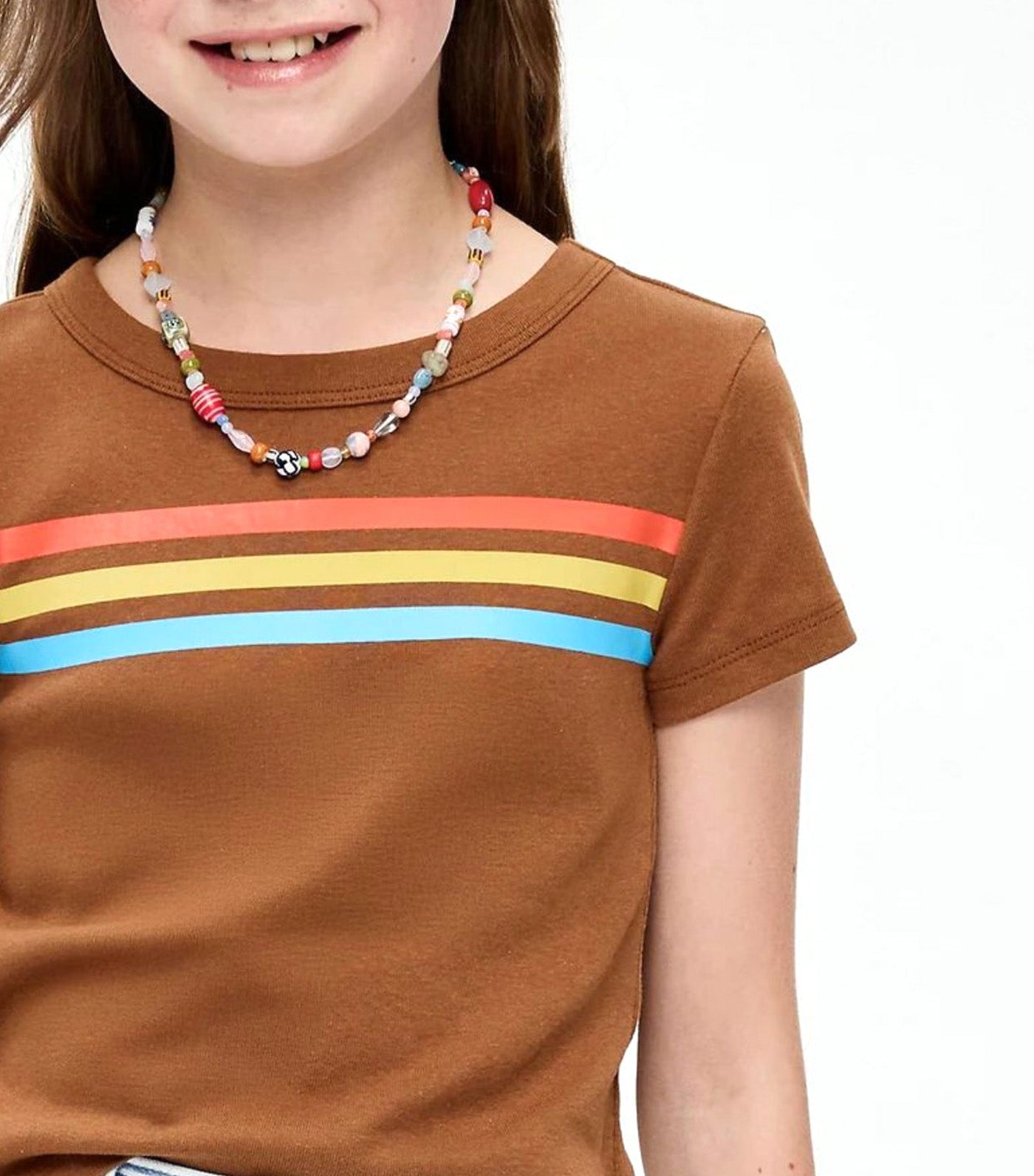 Fitted Short-Sleeve T-Shirt for Girls Horsing Around