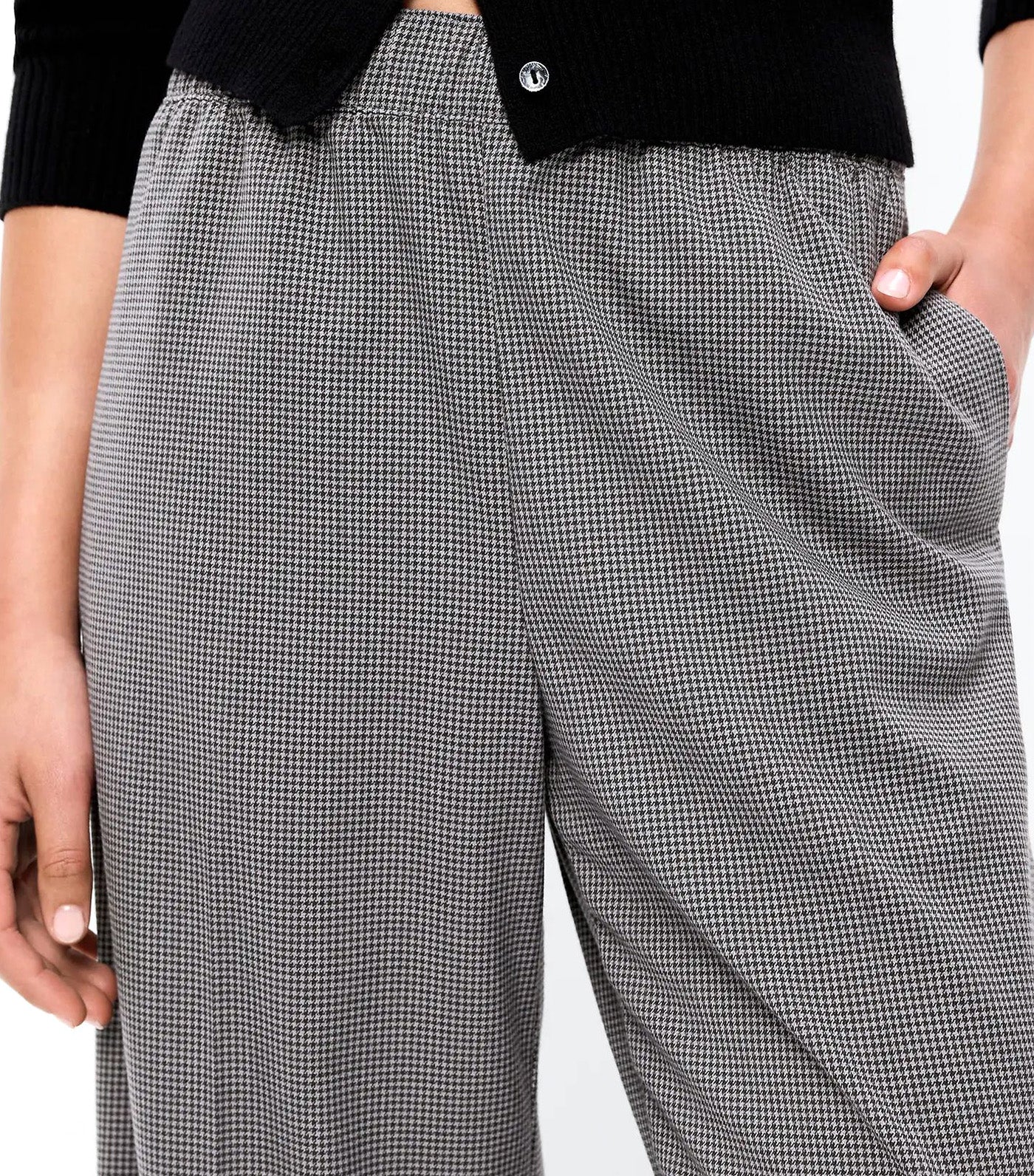 High-Waisted Billie Wide-Leg Trouser Chrome Gray