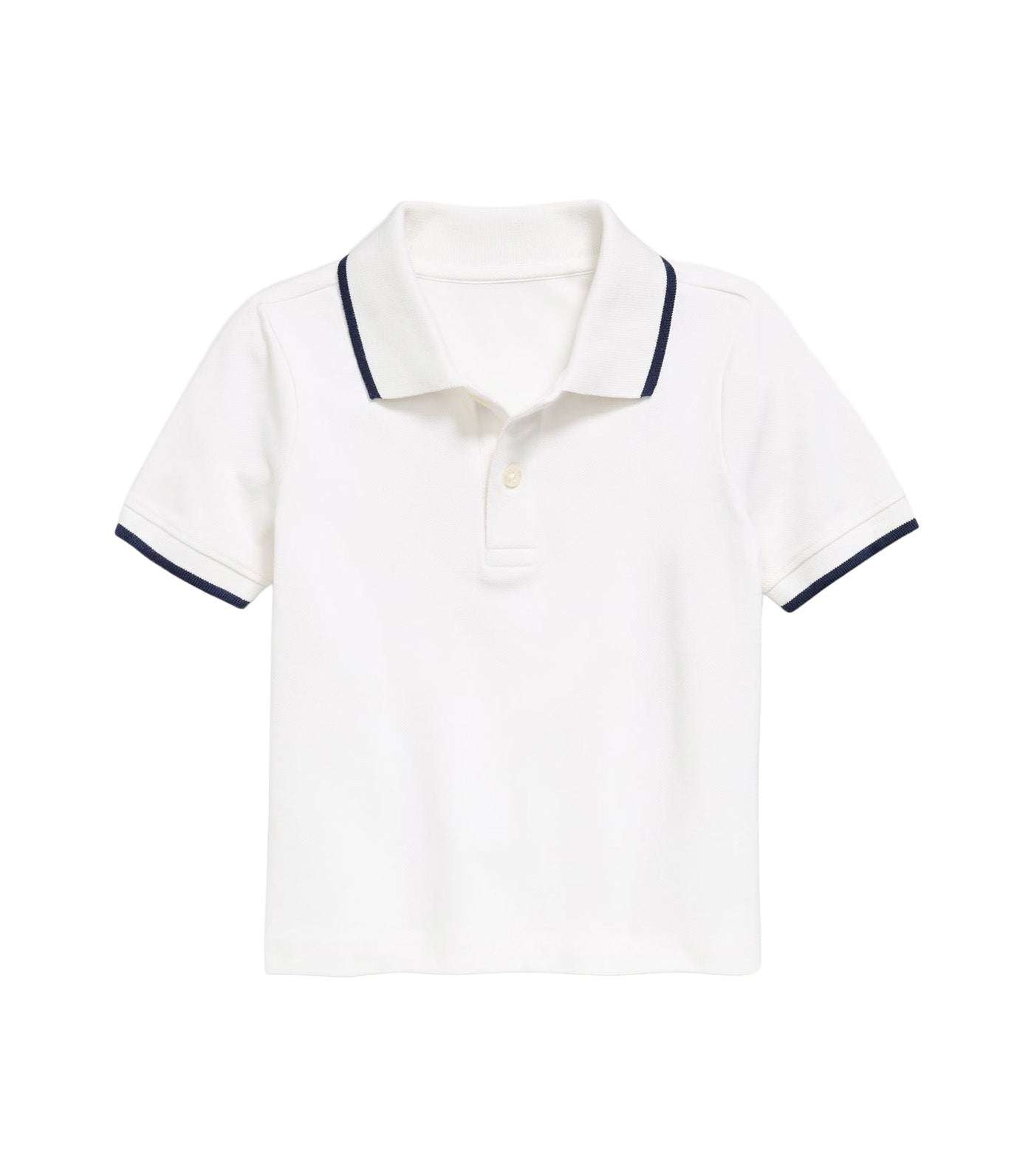 Old Navy Kids Short-Sleeve Pique Polo Shirt for Toddler Boys Calla Lily 2