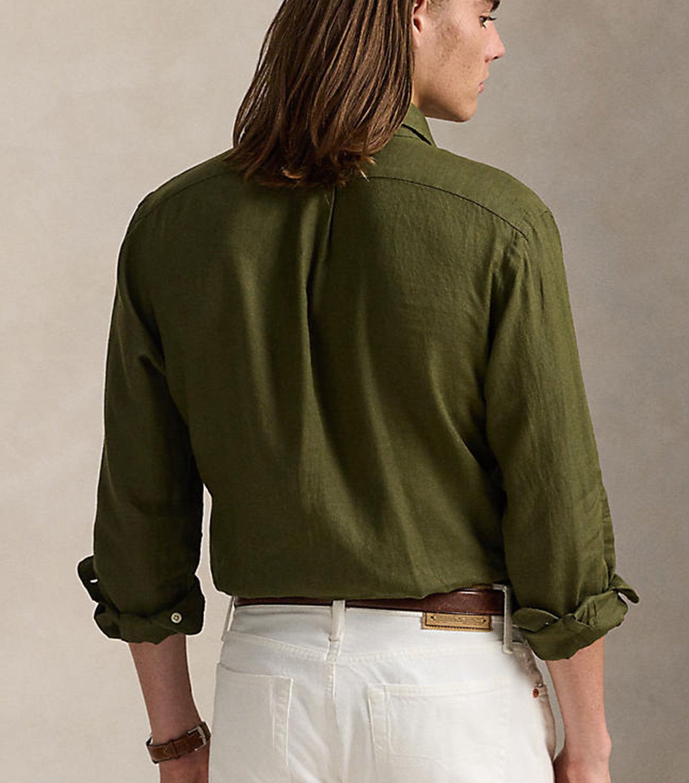Men's Custom Fit Linen Shirt