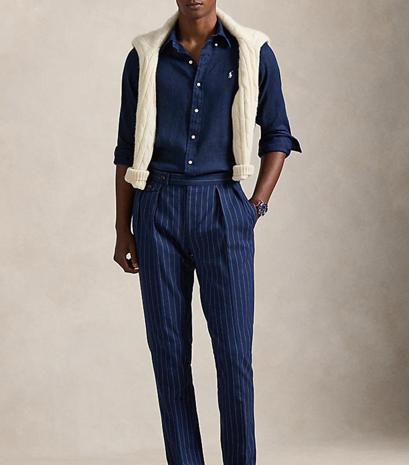 Men's Custom Fit Linen Shirt