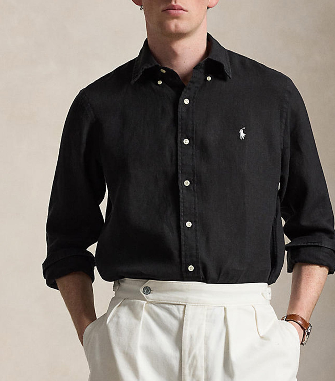 Men's Custom Fit Linen Shirt