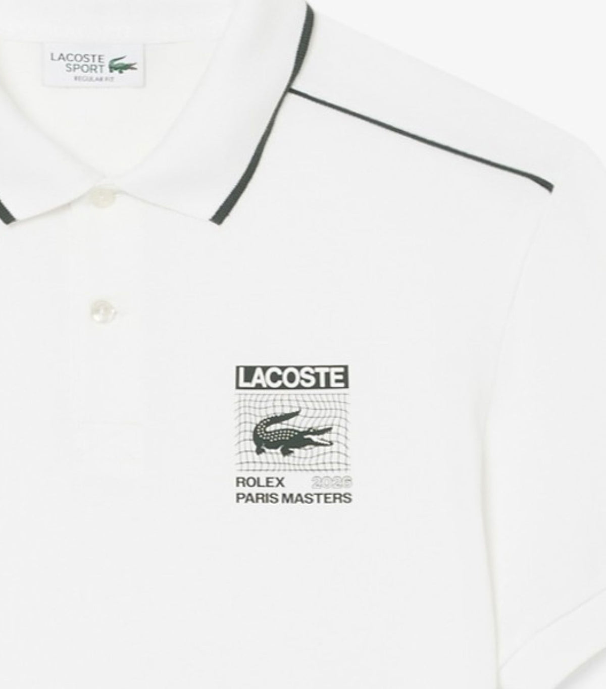 Rolex Paris Masters Edition Polo Shirt White