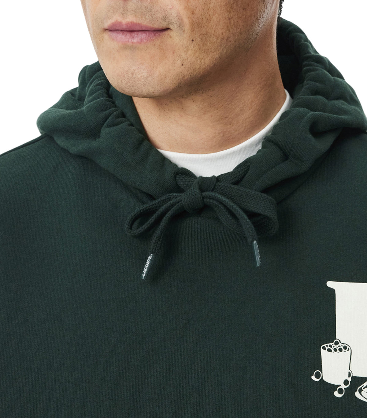 Printed Graphic Golf Hoodie Sinople