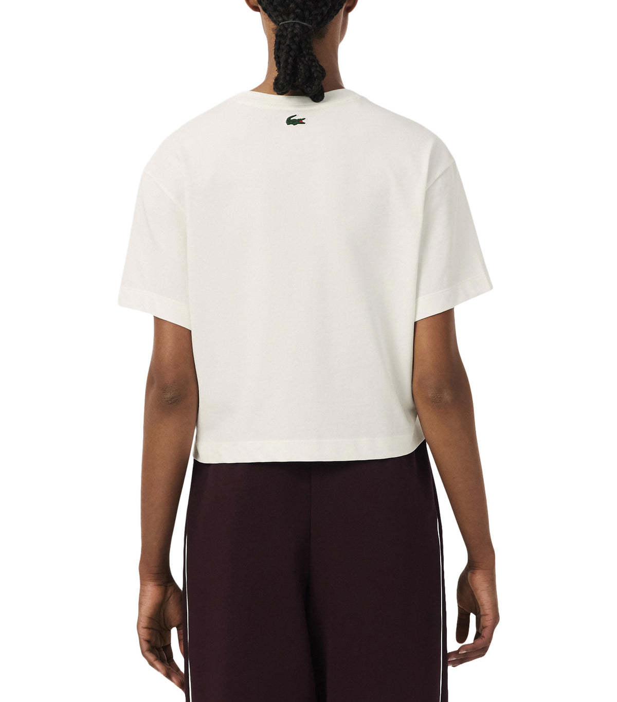 Oversized Tennis Heritage Badge T-Shirt Flour