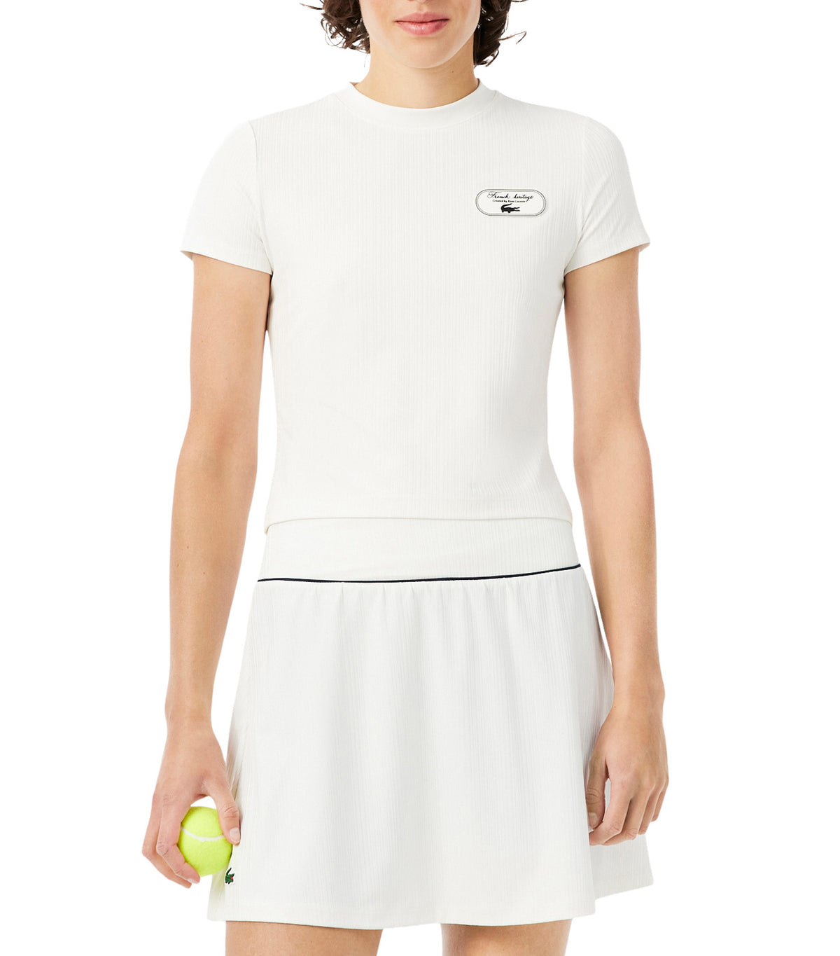 Ultra Dry Tennis Heritage Badge T-Shirt Flour