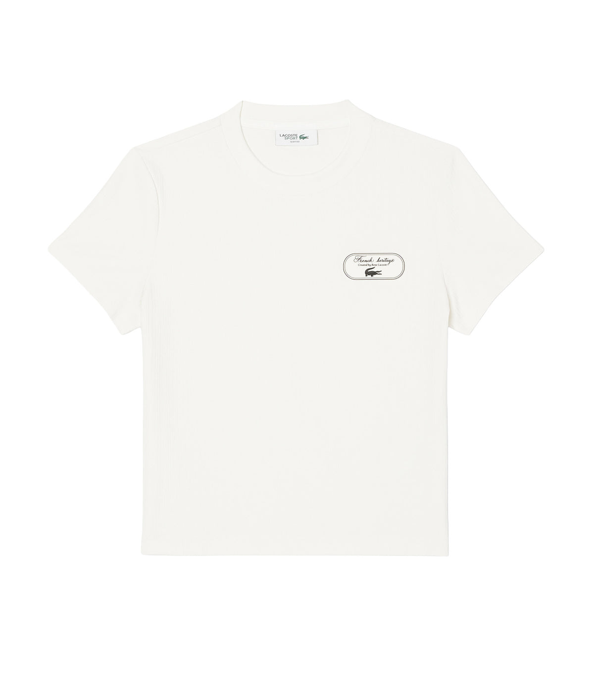 Ultra Dry Tennis Heritage Badge T-Shirt Flour