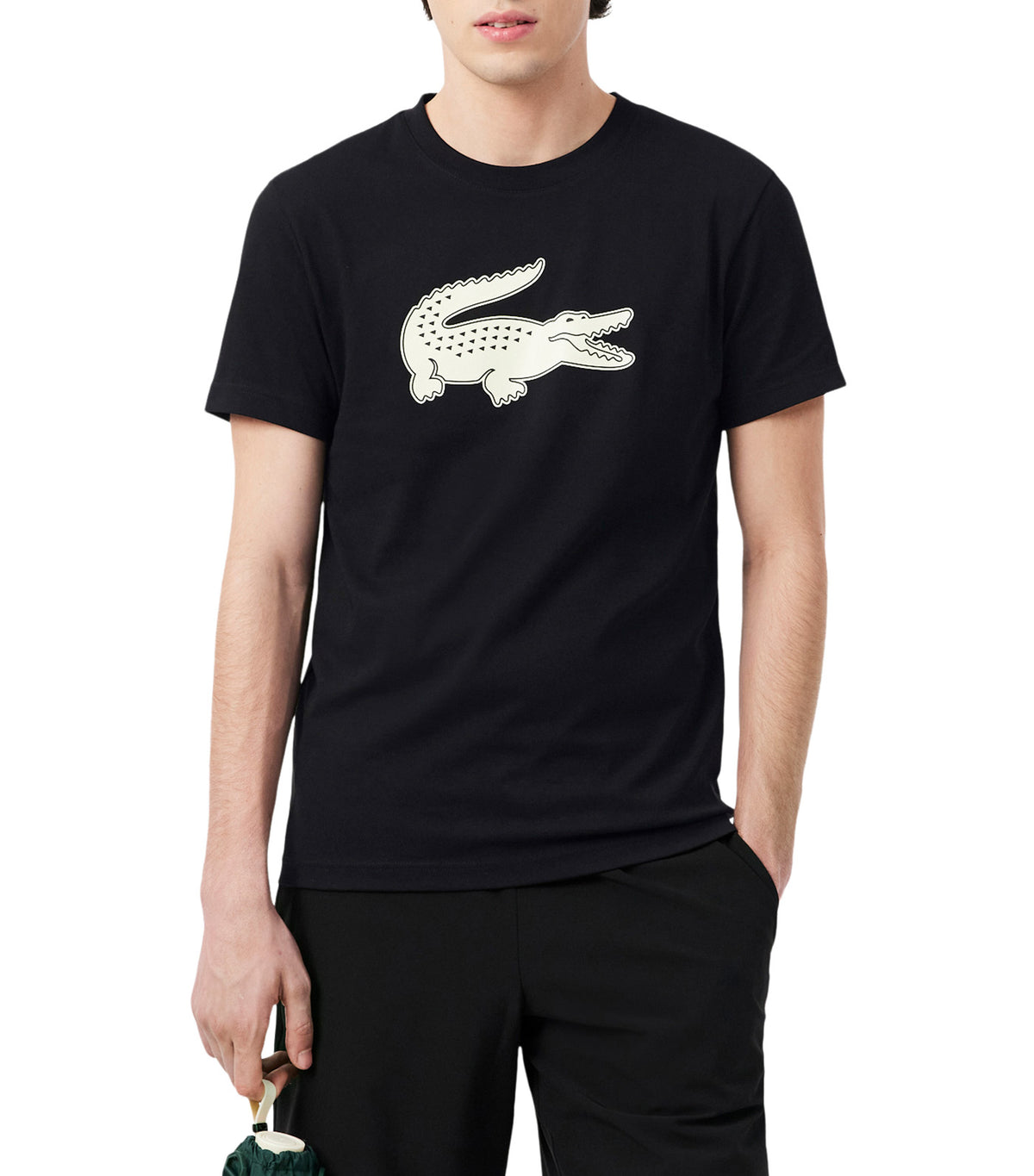 SPORT 3D Print Crocodile Ultra Dry T-Shirt Black/Powder