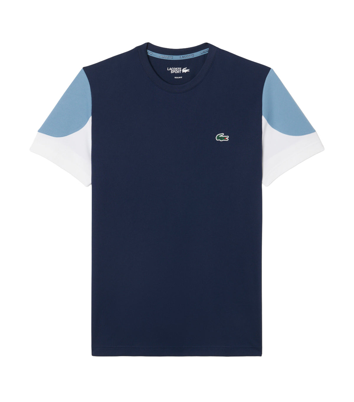 Sport Printed Color-Block T-Shirt Navy Blue/Aral/White