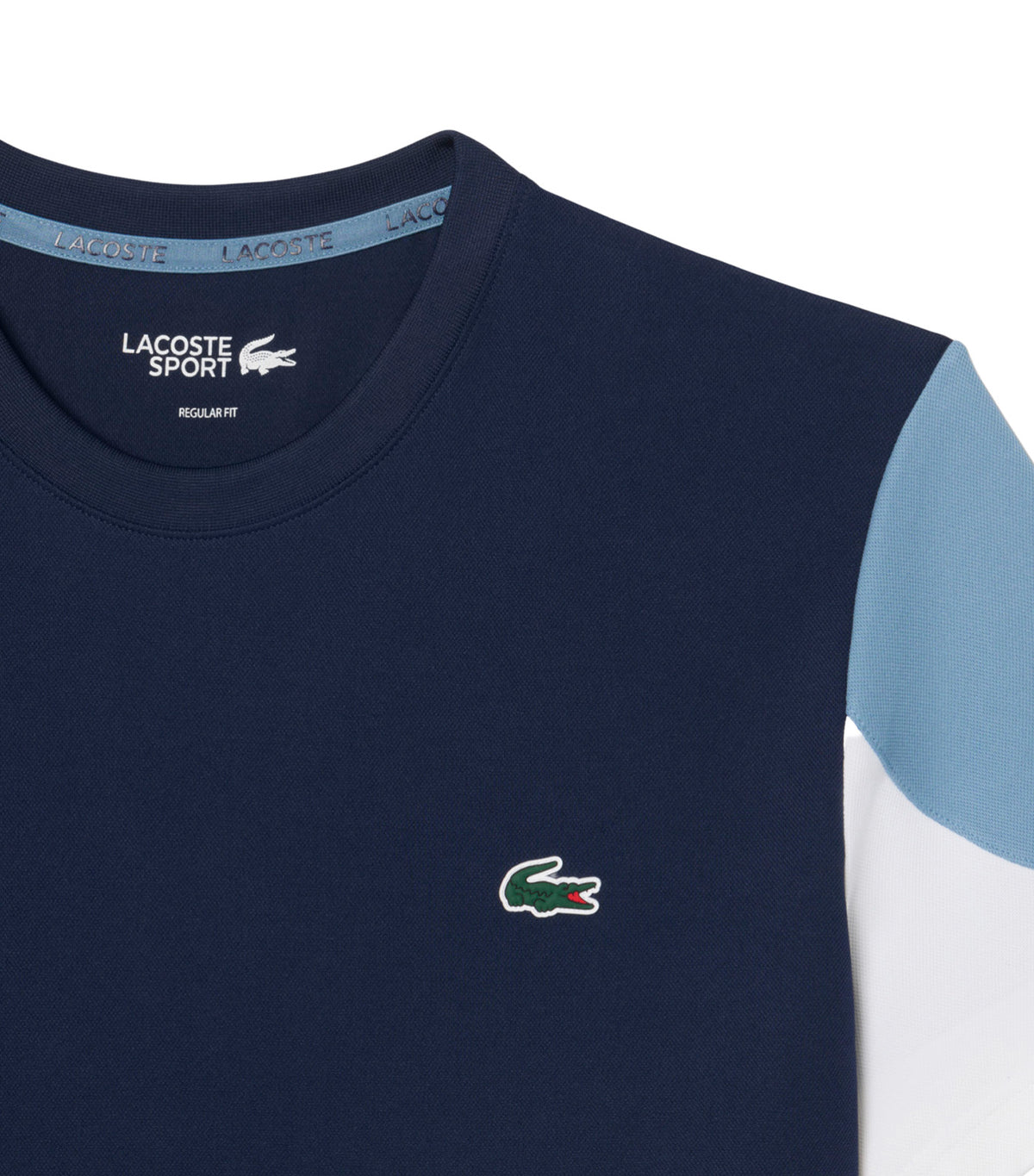Sport Printed Color-Block T-Shirt Navy Blue/Aral/White