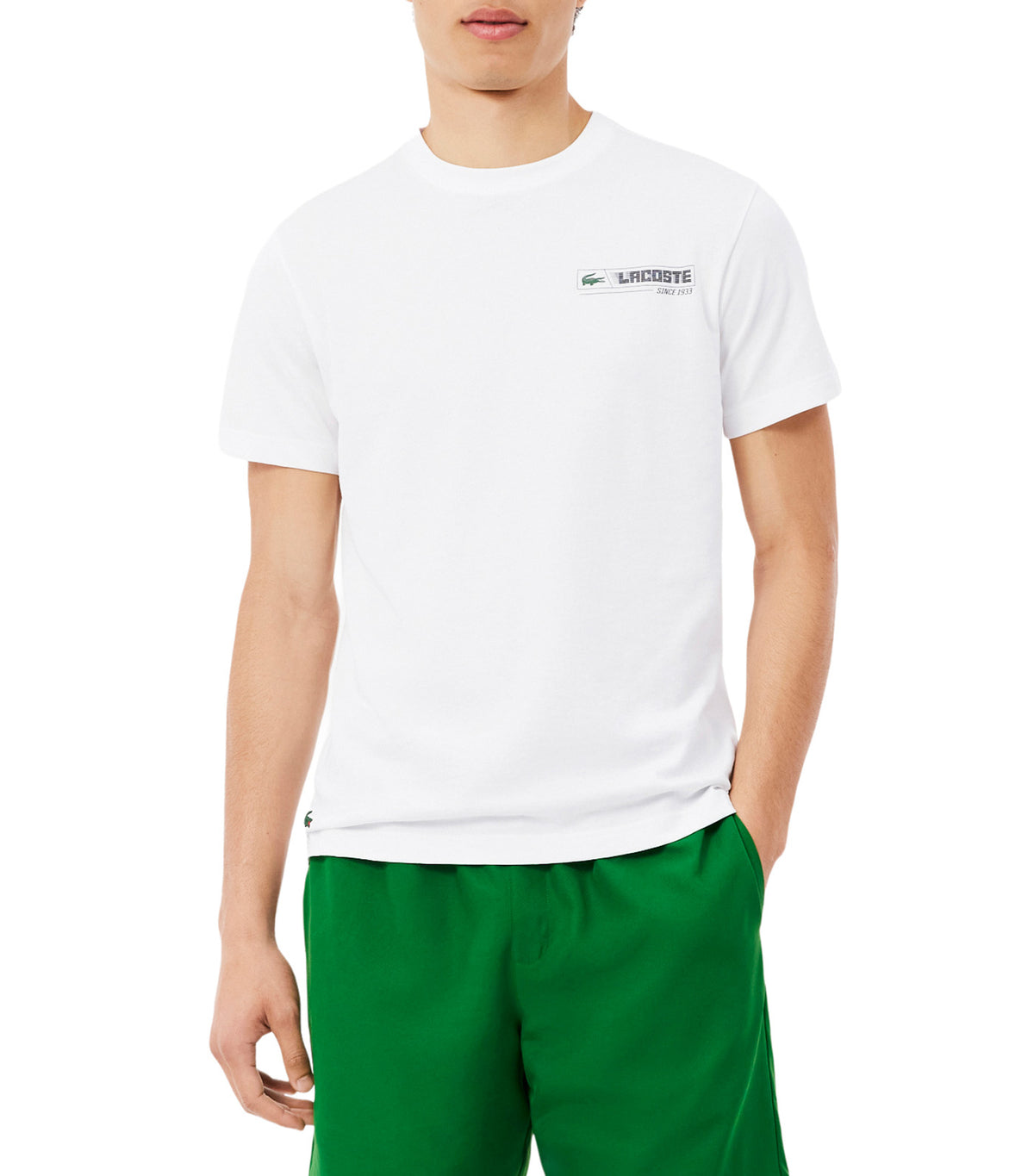 Ultra Dry Printed Sport T-Shirt White/Green
