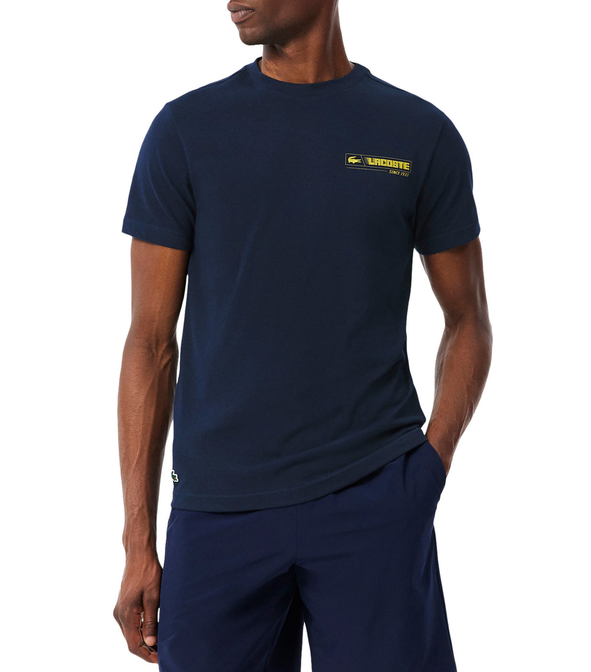 Ultra Dry Printed Sport T-Shirt Navy Blue/Honey