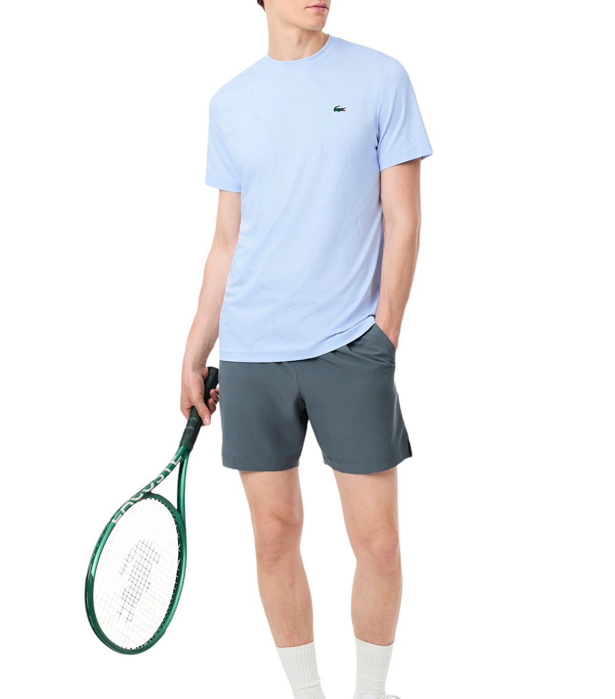 Ultra Dry Crocodile Jacquard Tennis T-Shirt Rill