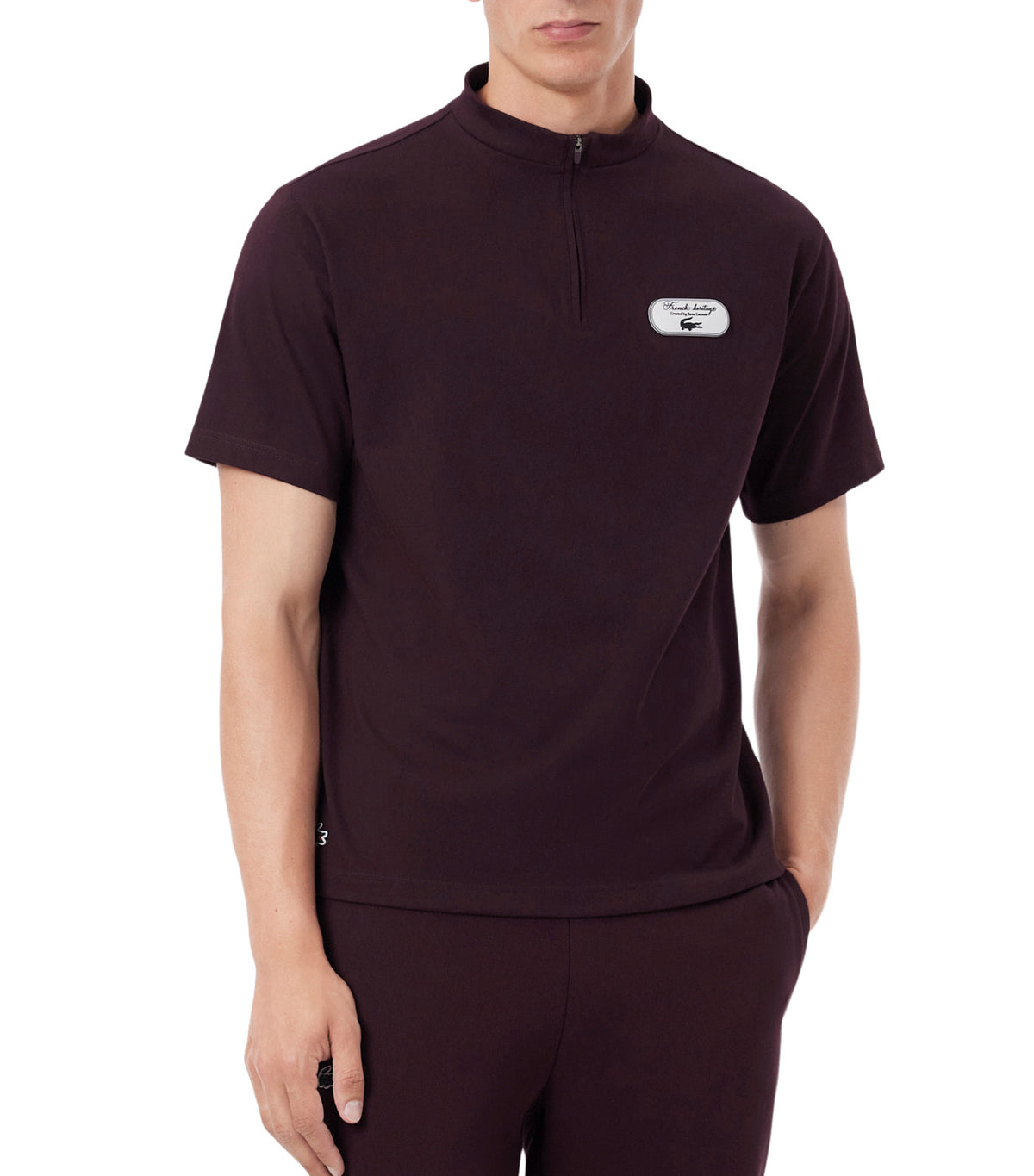 Quarter Zip Tennis Heritage T-Shirt Oxalis