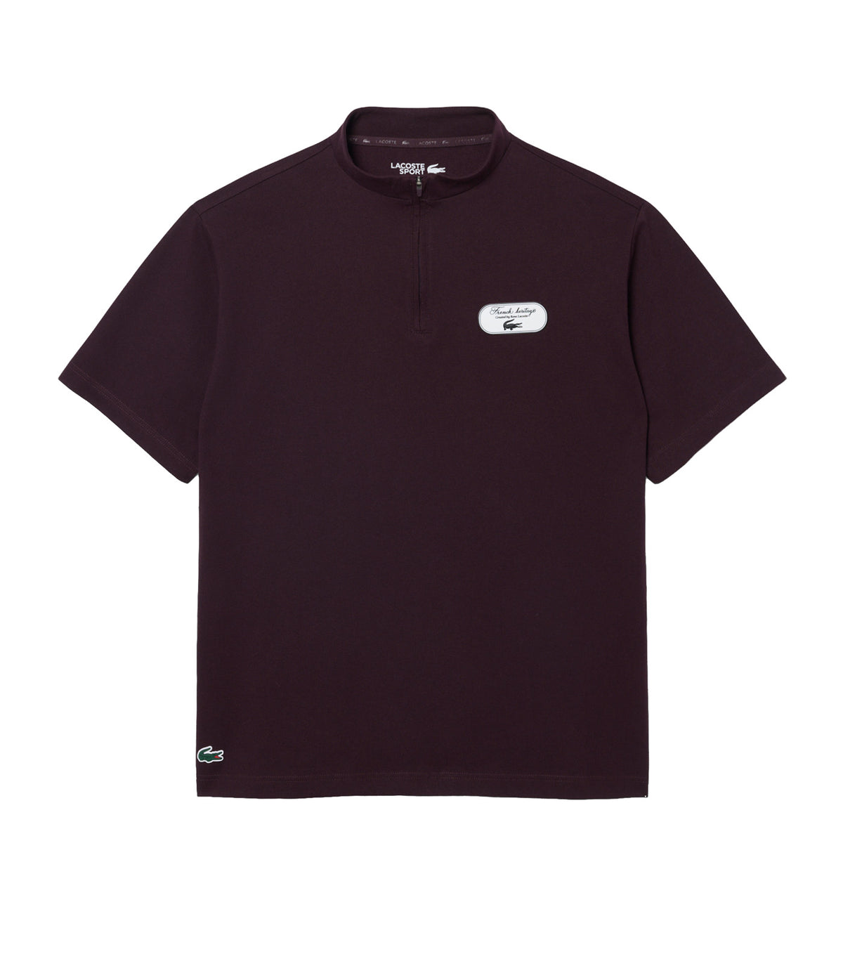 Quarter Zip Tennis Heritage T-Shirt Oxalis