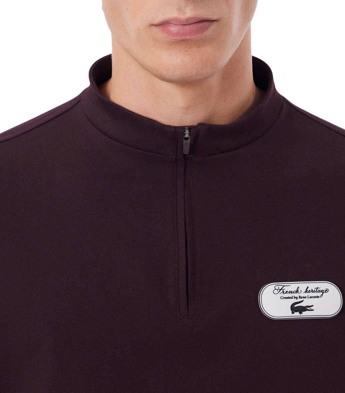 Quarter Zip Tennis Heritage T-Shirt Oxalis