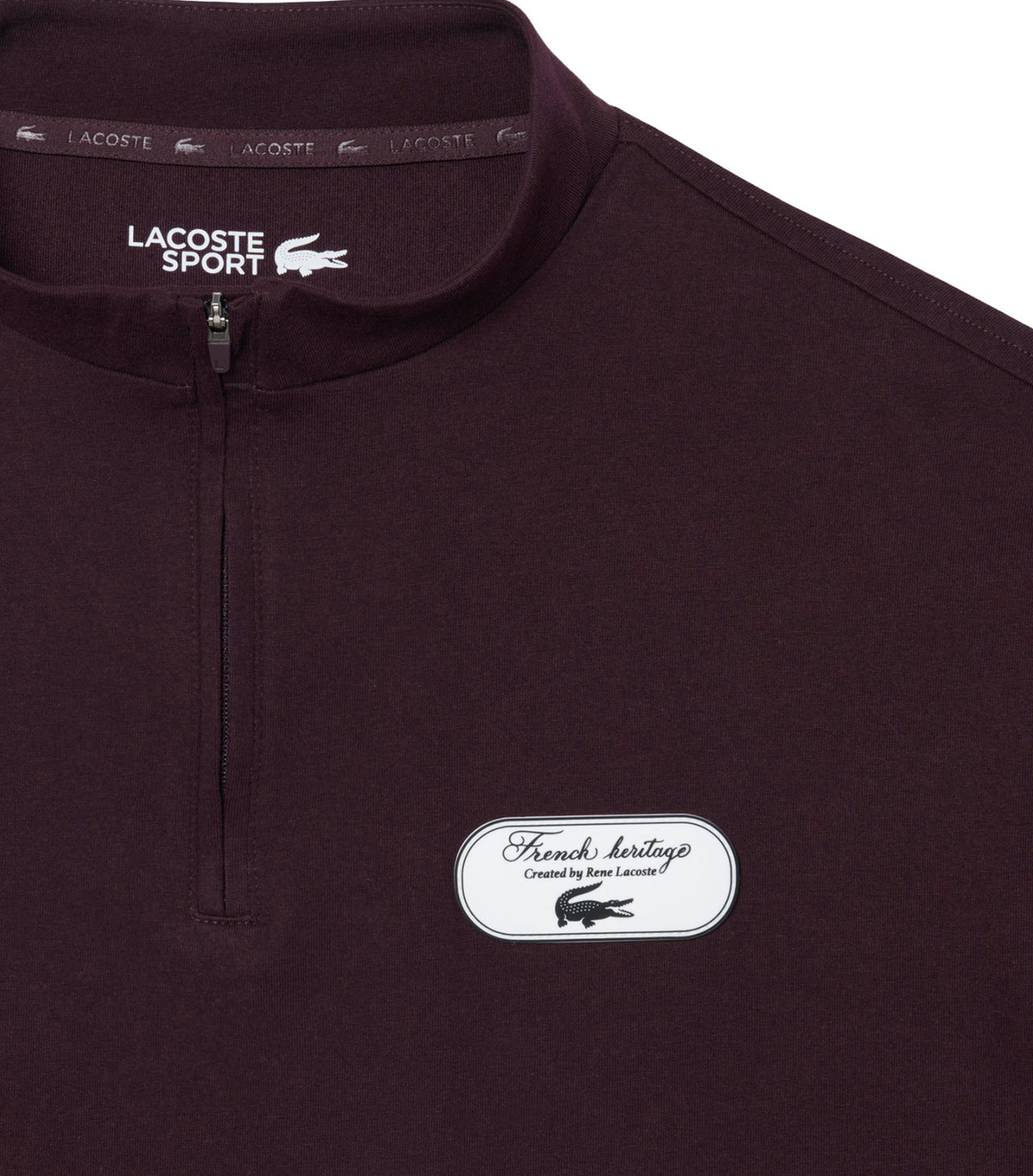 Quarter Zip Tennis Heritage T-Shirt Oxalis