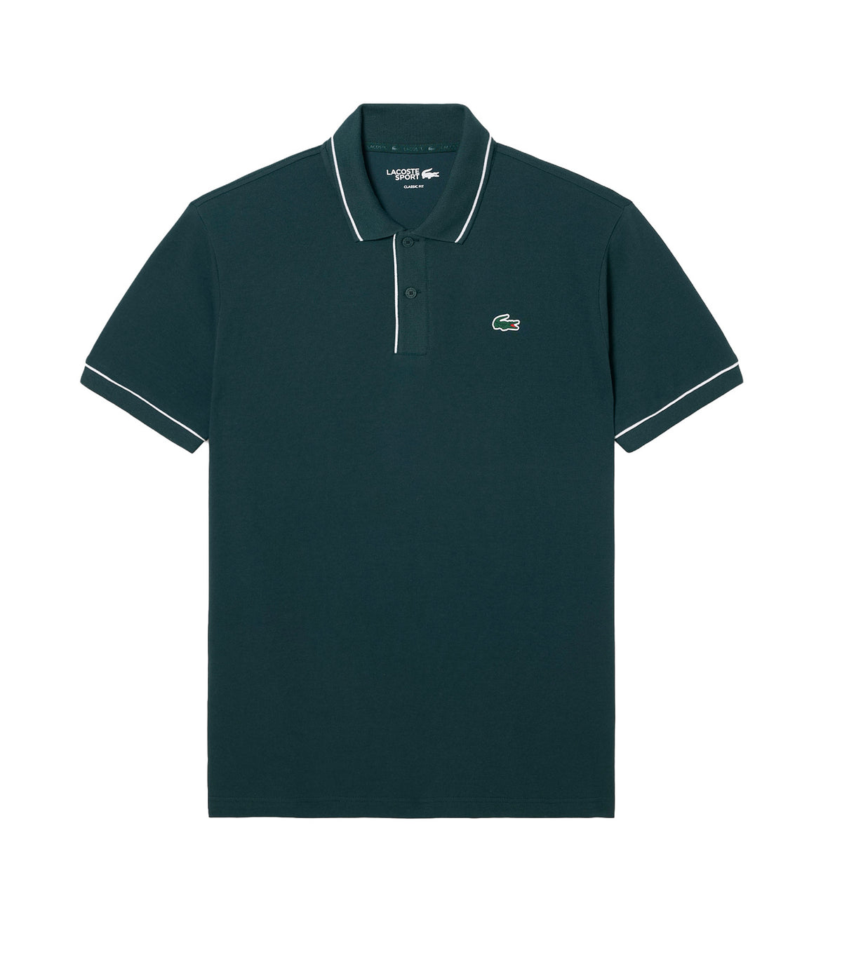 Heat Regulating Mini Piqué Golf Polo Shirt Forest Green