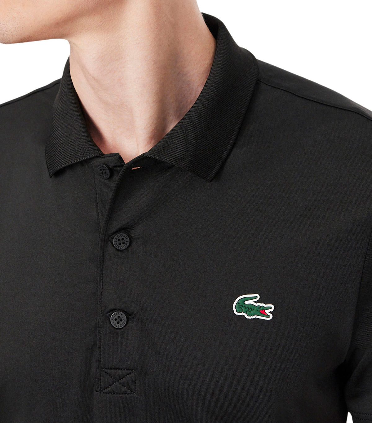 Ultra Dry Stretch Golf Polo Shirt Black